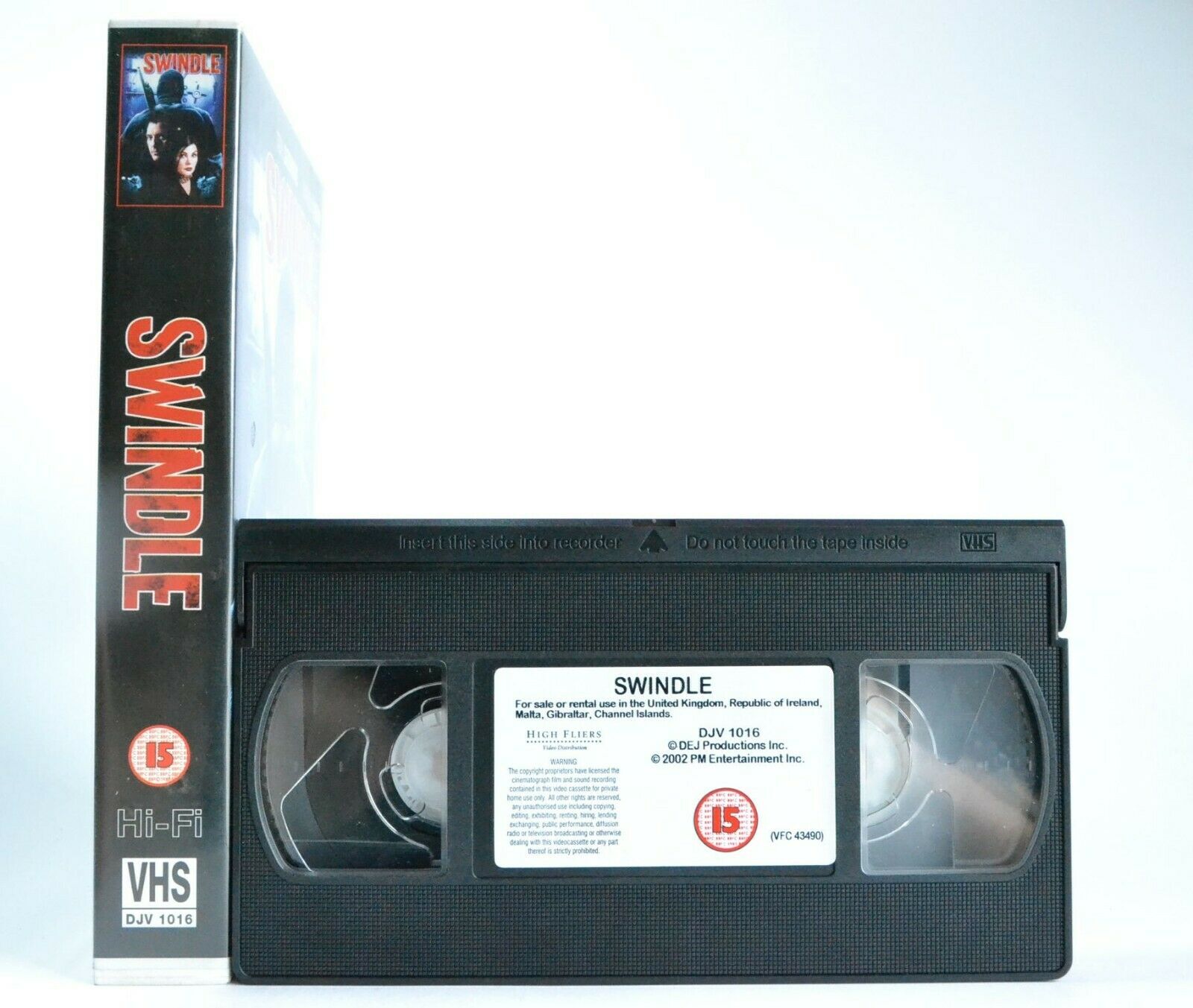 Swindle (2002): Crime Thriller - Large Box - Tom Sizemore/Sherilyn Fenn - VHS-