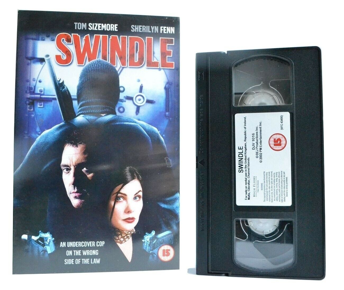 Swindle (2002): Crime Thriller - Large Box - Tom Sizemore/Sherilyn Fenn - VHS-