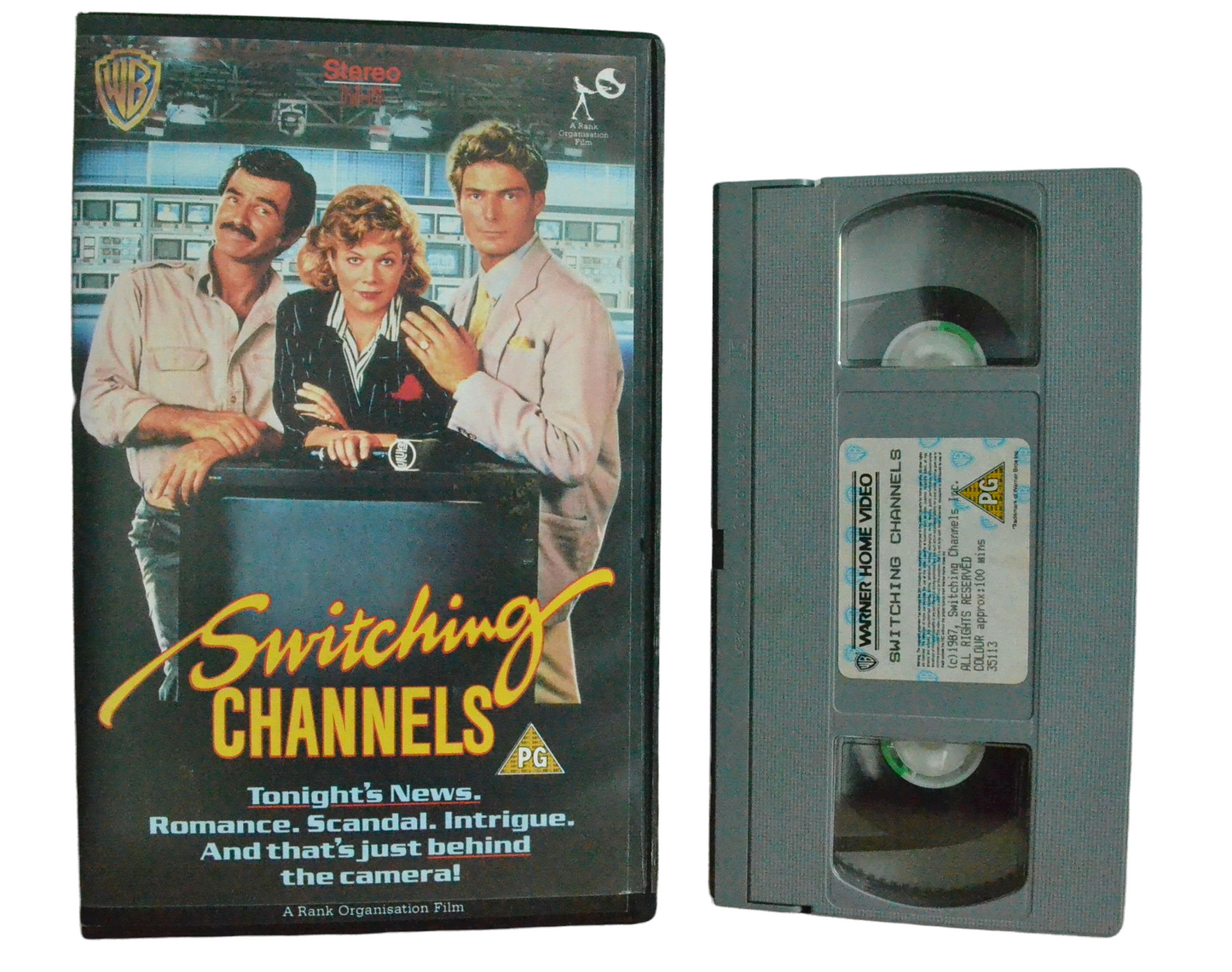 Switching Channels - Kathleen Burt Chrisopher - Warner Home Video - Vintage - Pal VHS-