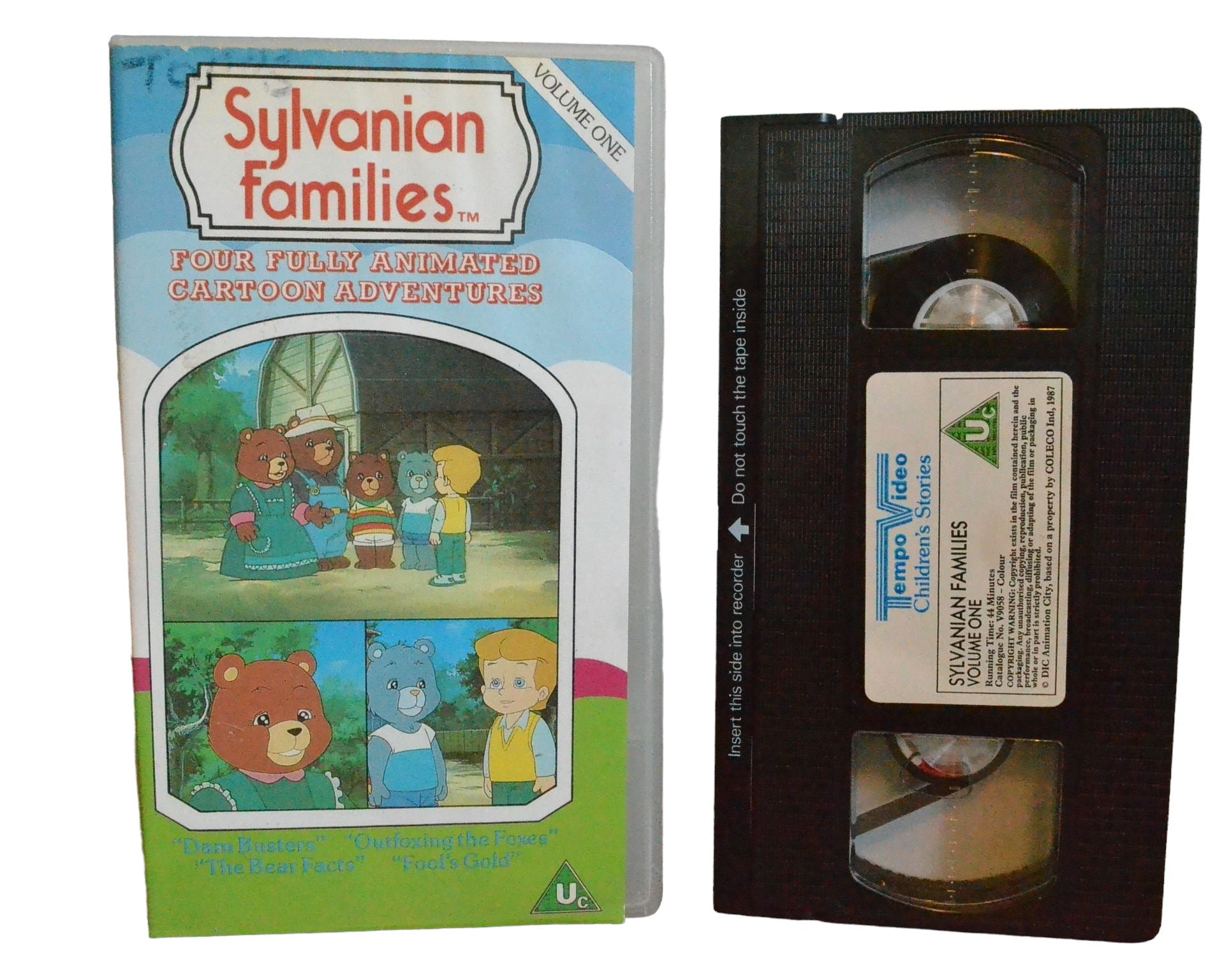 Sylvanian Families - Volume One (Four Fully Animated Cartoon Adventures) - Tempo Video - V9058 - Children - Pal - VHS-