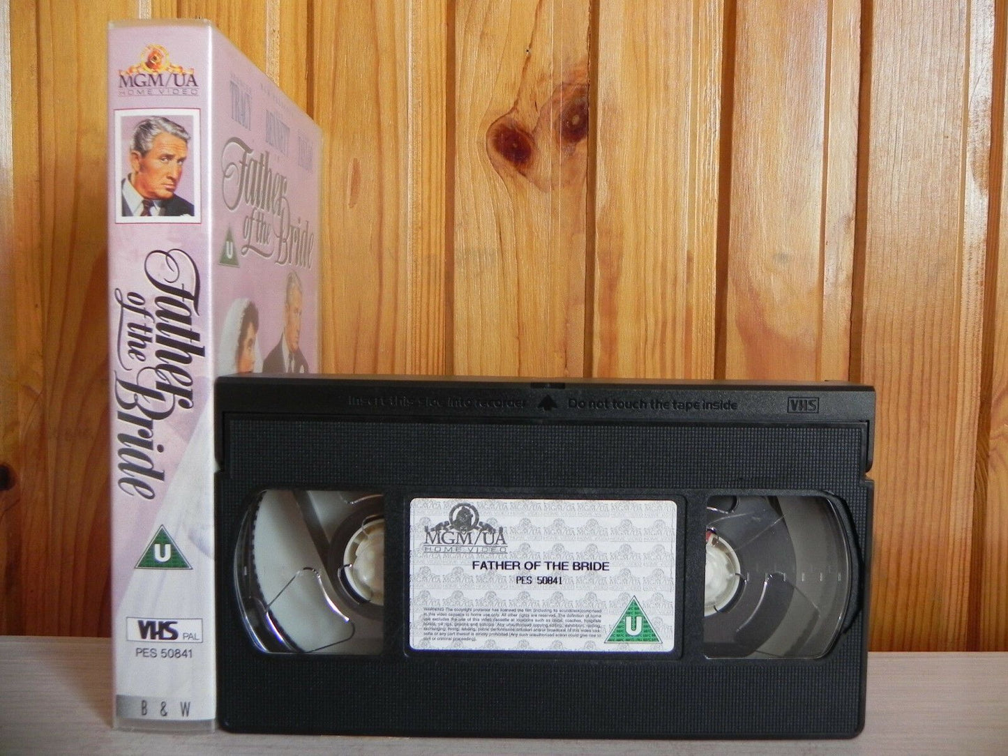 THE ORIGINAL - Father Of The Bride -MGM- Spencer Tracy - Elizabeth Taylor - VHS-