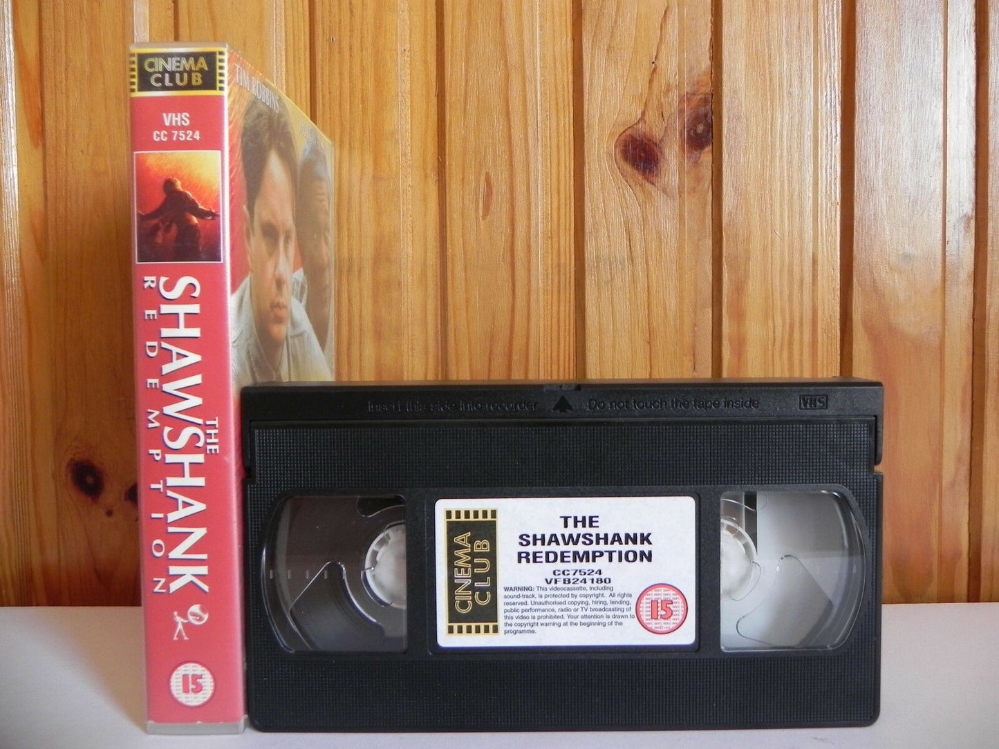 THE SHAWSHANK REDEMPTION - Serious Drama - Cinema Club - Morgan Freeman - VHS-