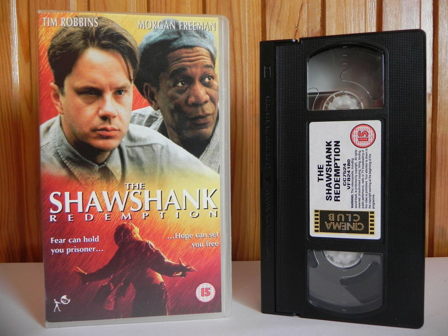 THE SHAWSHANK REDEMPTION - Serious Drama - Cinema Club - Morgan Freeman - VHS-