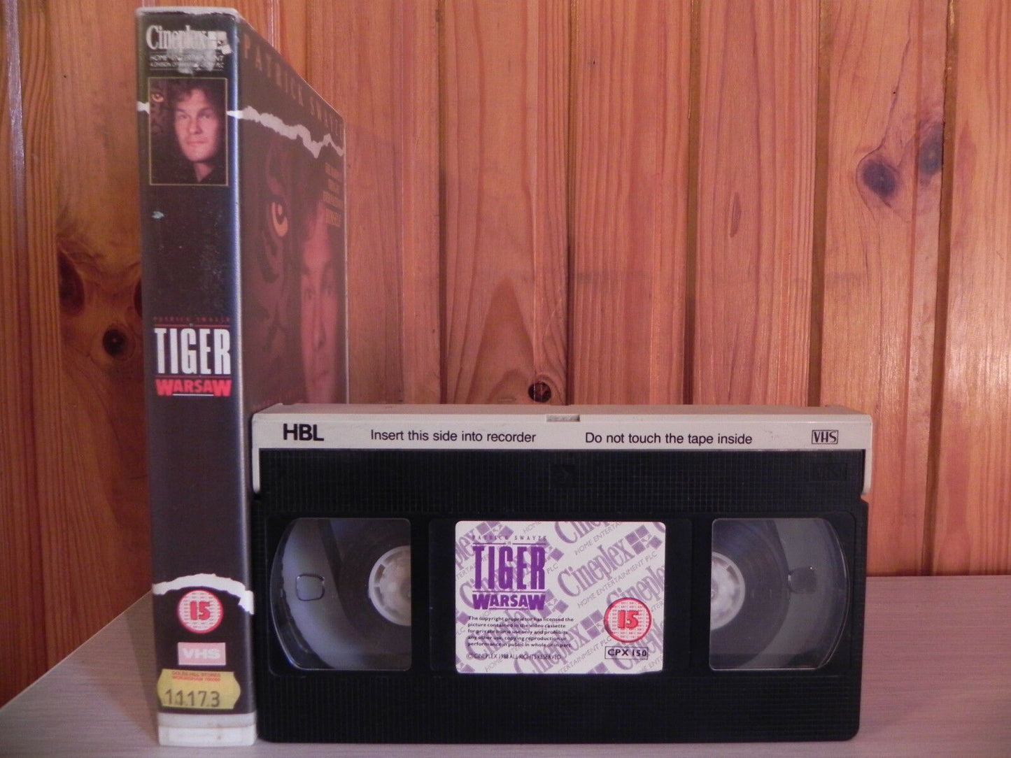 TIGER WARSAW - Patrick Swayze - "Rebel Without A Cause" - Ex-Rental Video - VHS-