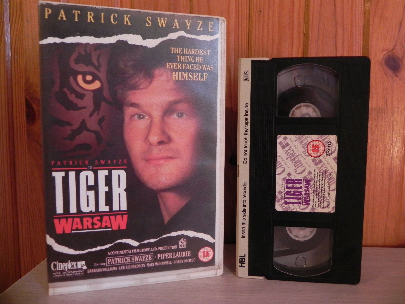 TIGER WARSAW - Patrick Swayze - "Rebel Without A Cause" - Ex-Rental Video - VHS-