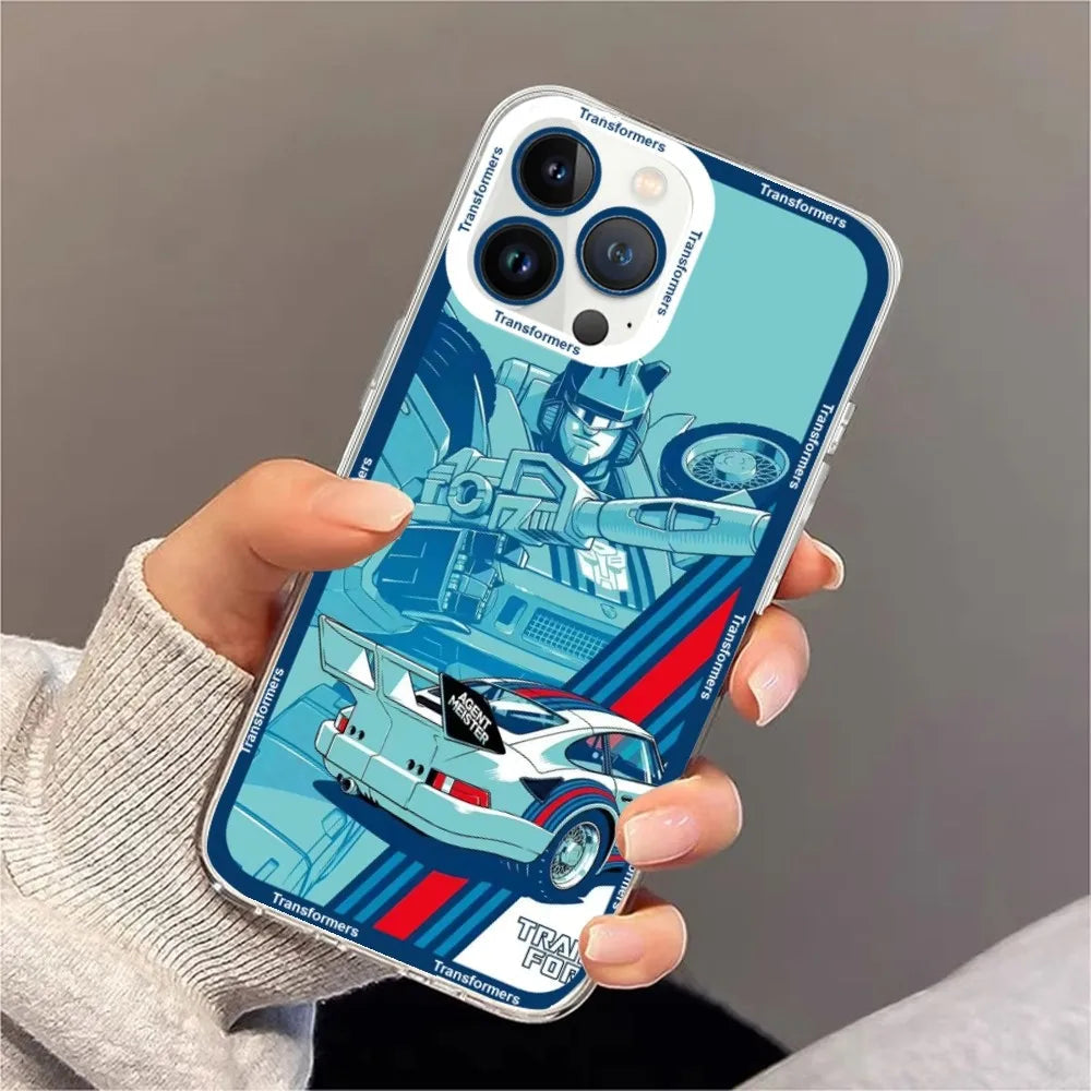 TRANSFORMERS Phone Case for iPhone 11 12 Mini 13 14 Pro Max - Transparent Shell for Protection-z3-iphone 11-