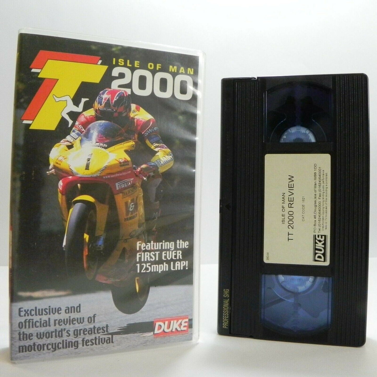 TT Isle Of Man 2000: Racing - Dunlop - Jefferies - McGuinness - Pal VHS-