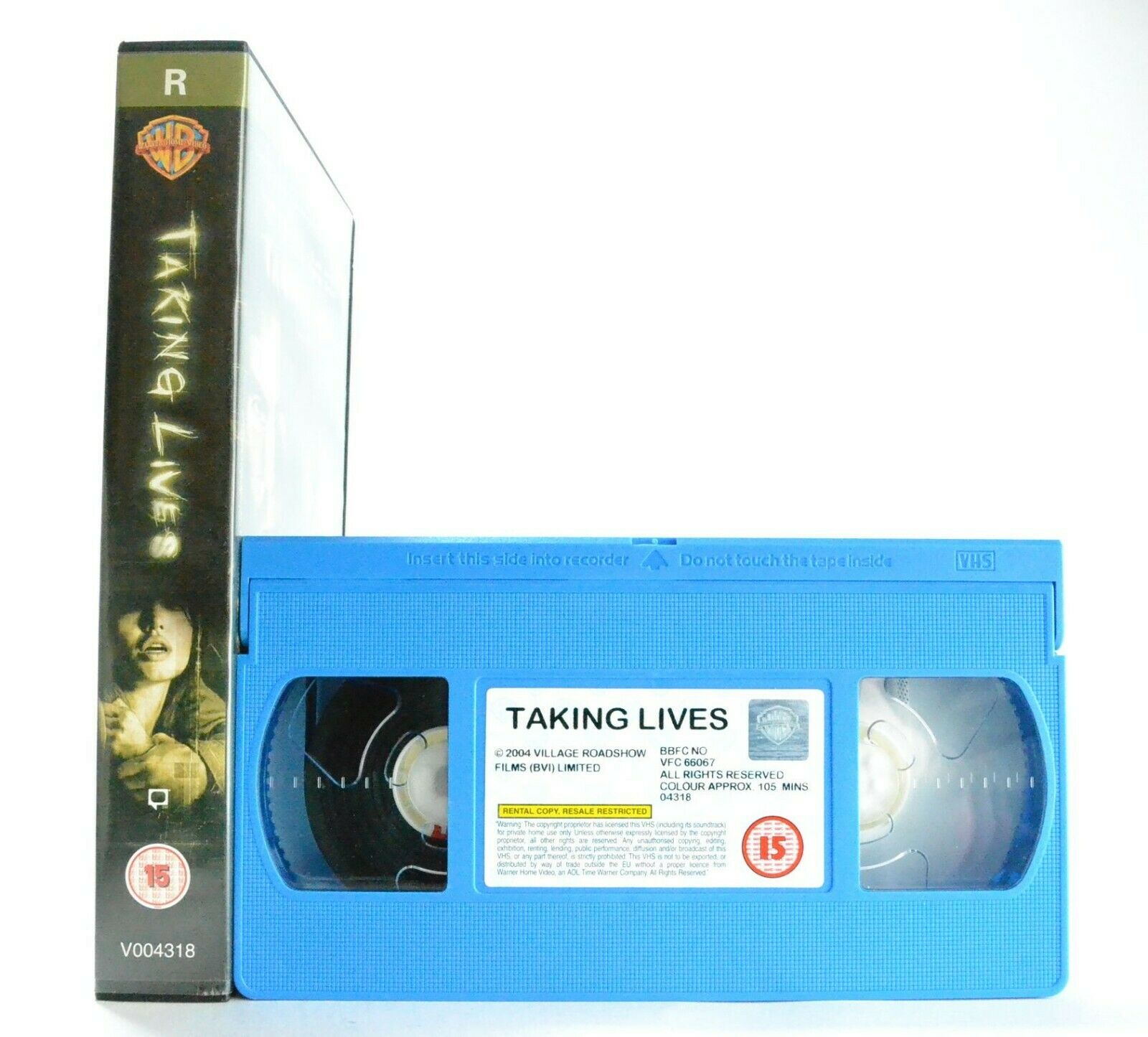 Taking Lives: A.Jolie/E.Hawke - Thriller (2004) - Elusive Serial Killer - VHS-