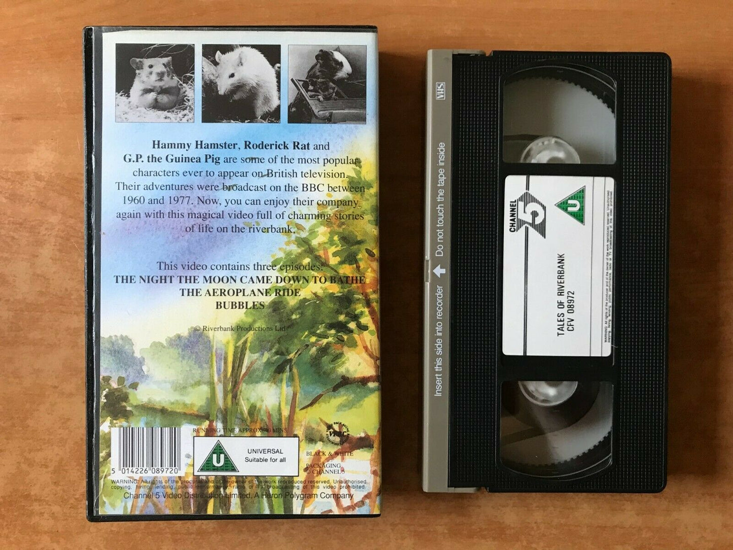 Tales Of The Riverbank; [Johnny Morris]: The Areoplane Ride - Children's - VHS-