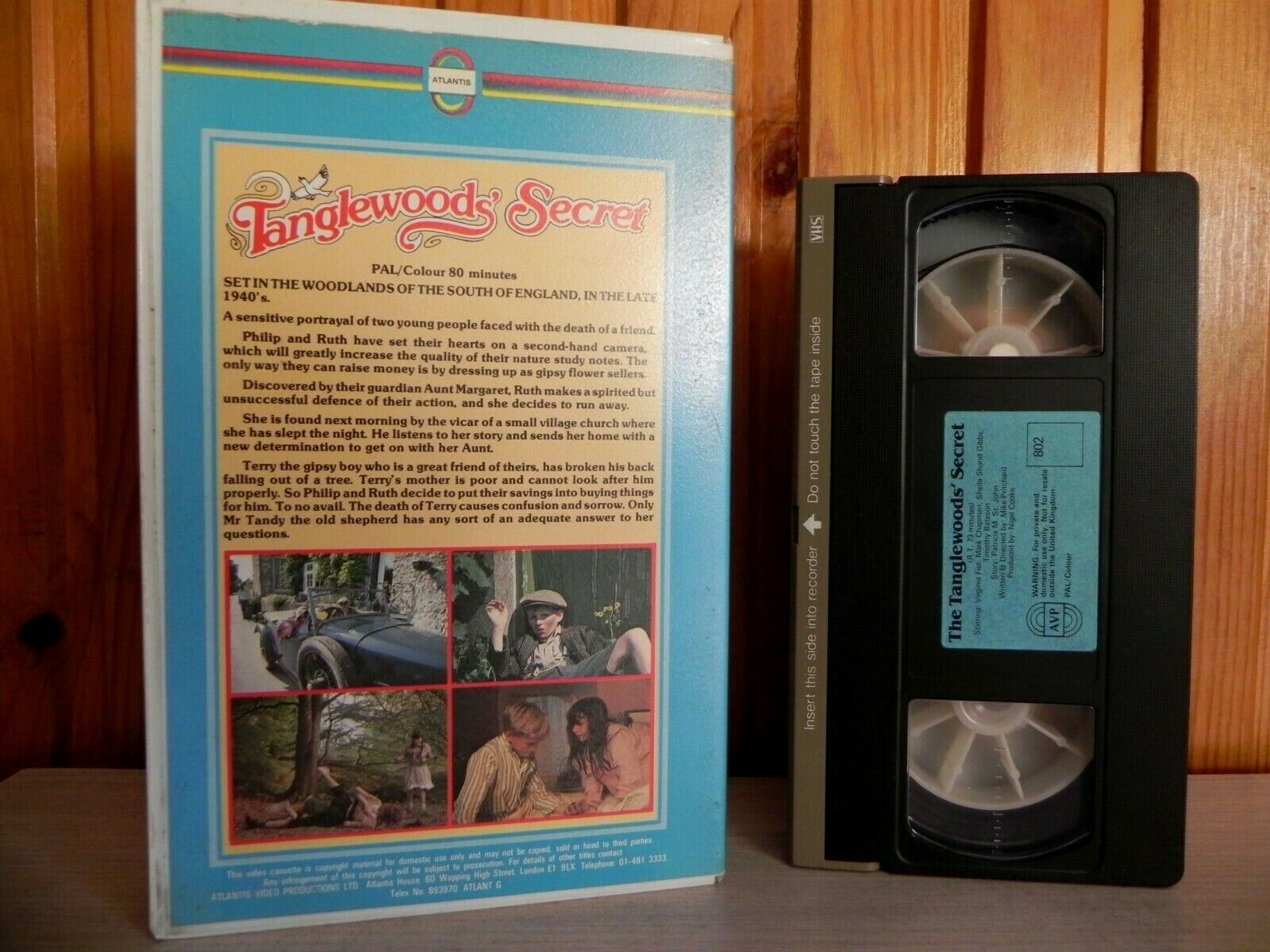 Tanglewood's Secret (1980): Atlantis Pre Cert - Family Film - Large Box - VHS-