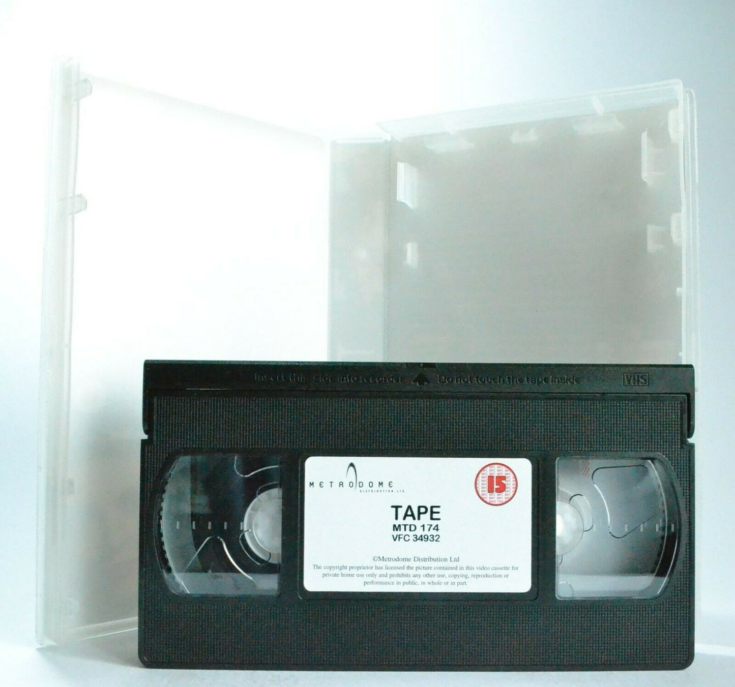 Tape: (2001) Camcorder Drama - Large Box - Ethan Hawke/Uma Thurman - Pal VHS-