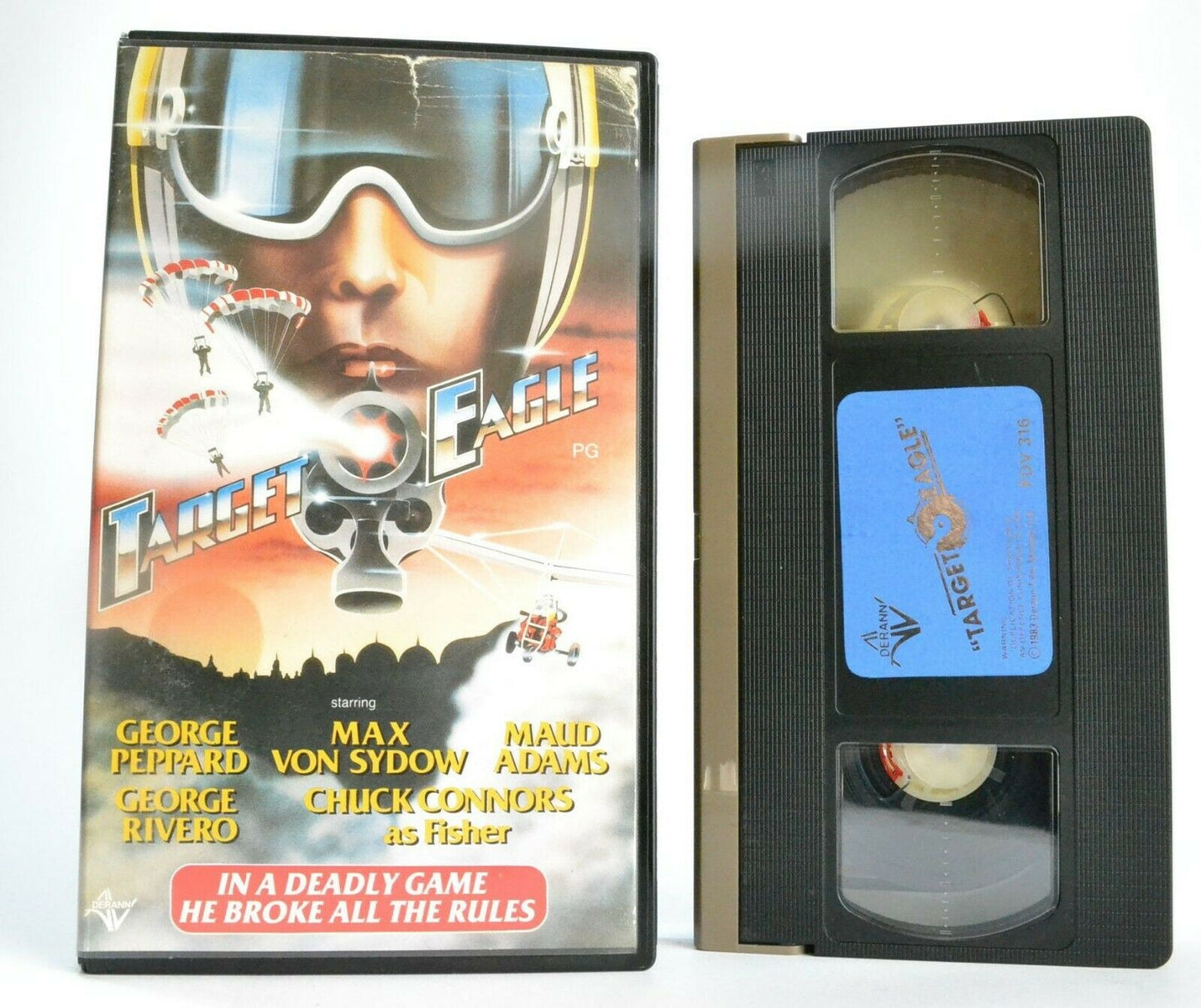 Target Eagle (1982) -<Derann>- Explosive Action - Max Von Sydow - Pal VHS-