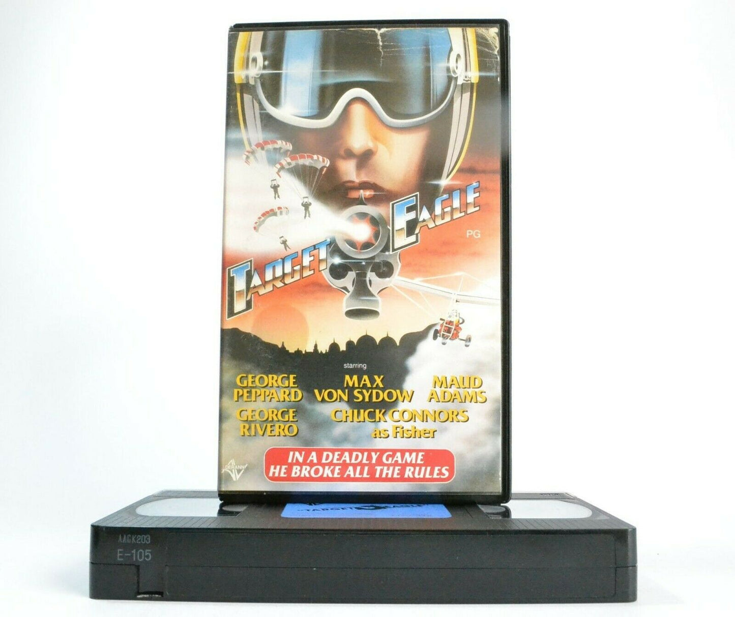 Target Eagle (1982) -<Derann>- Explosive Action - Max Von Sydow - Pal VHS-