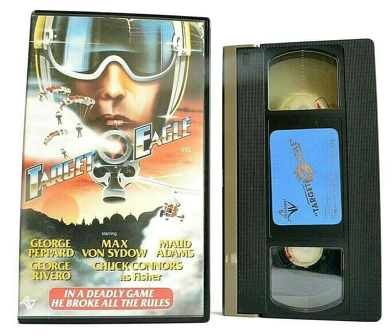 Target Eagle (1982) -<Derann>- Explosive Action - Max Von Sydow - Pal VHS-