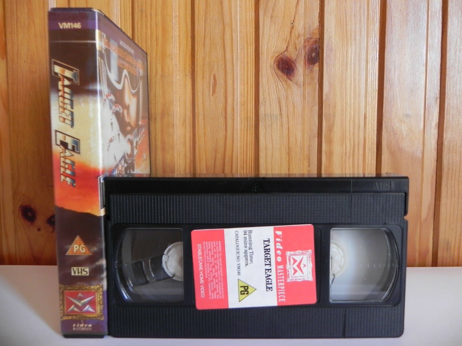 Target Eagle - Video Masterpiece - Action - George Peppard - Maud Adams - VHS-