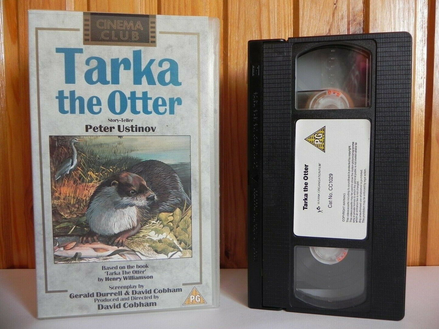 Tarka The Otter - Cinema Club - Family - Adventure - Children's - Pal VHS-