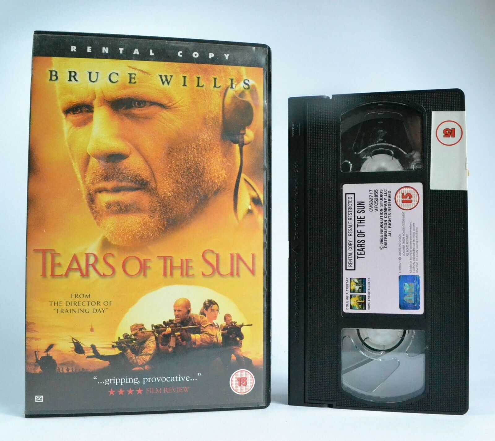 Tears Of The Sun (2003) - War Drama - Civil War In Nigeria - Bruce Willis - VHS-