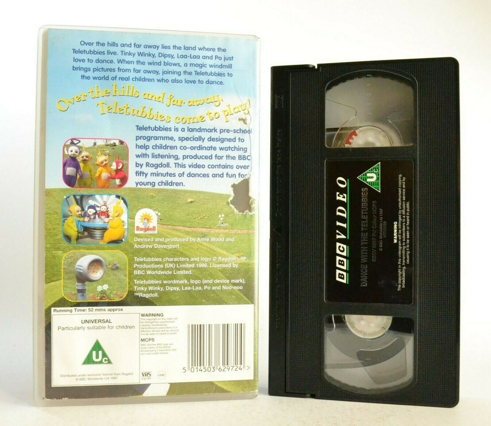 Teletubbies Dance With The Teletubbies VHS-