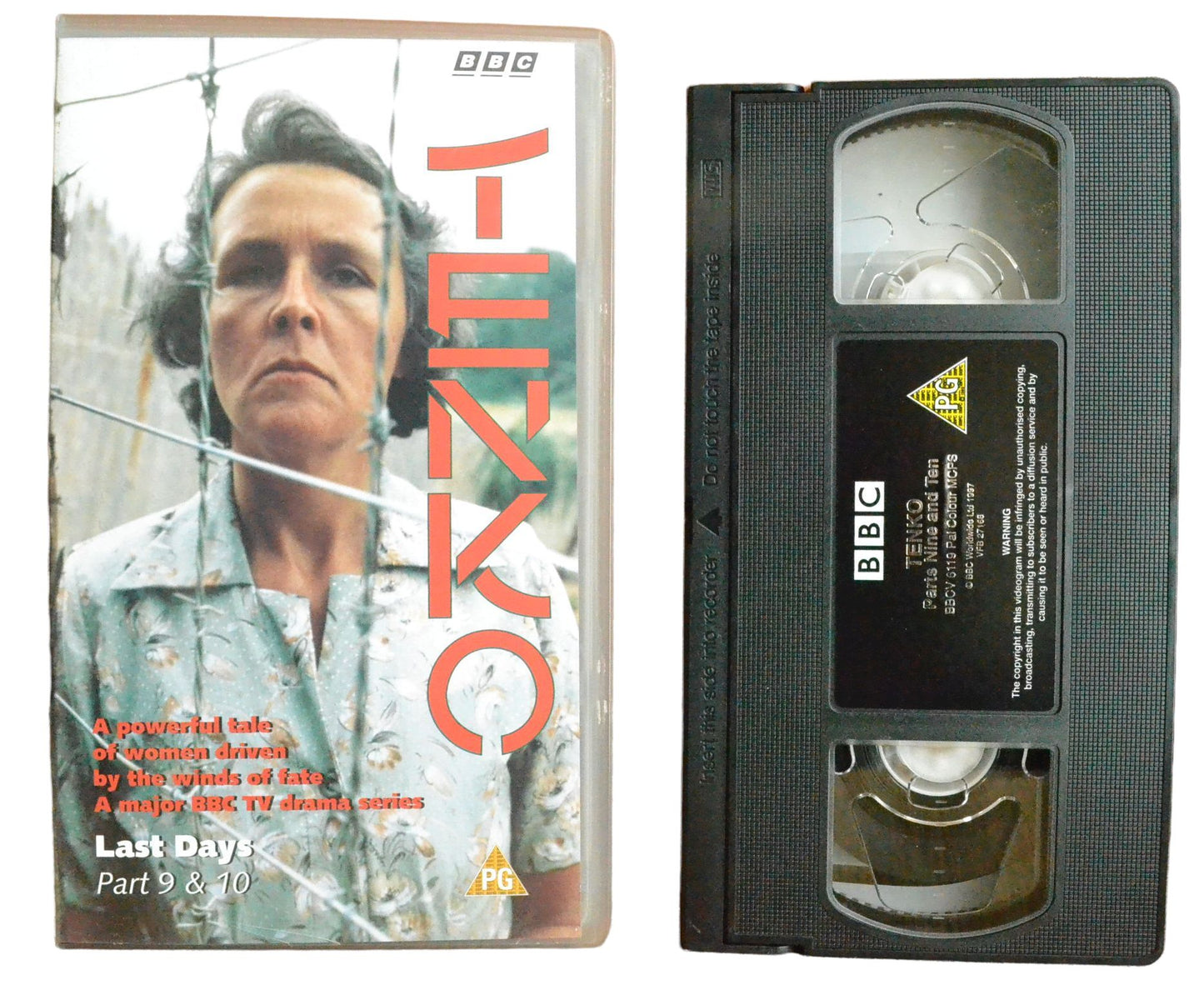 Tenko: Parts Nine and Ten - Ann Bell - BBC - Vintage - Pal VHS-