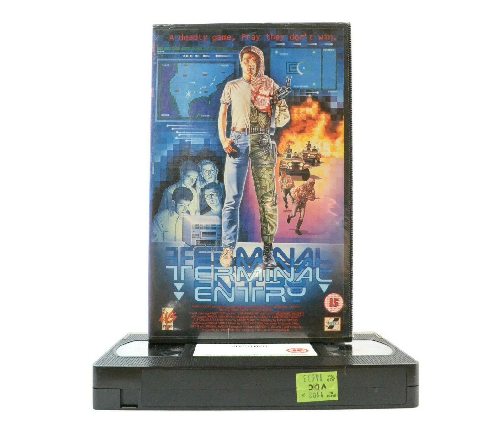 Terminal Entry: (1987) Thriller - Large Box - Teen Hackers/Deadly Game - Pal VHS-