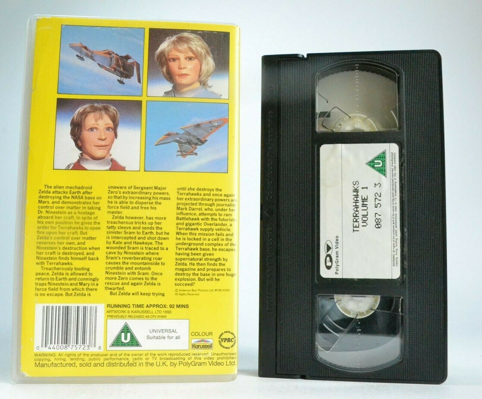 Terrahawks 1 [Pocket Money Video]: Space Action Adventures - Children's - VHS-