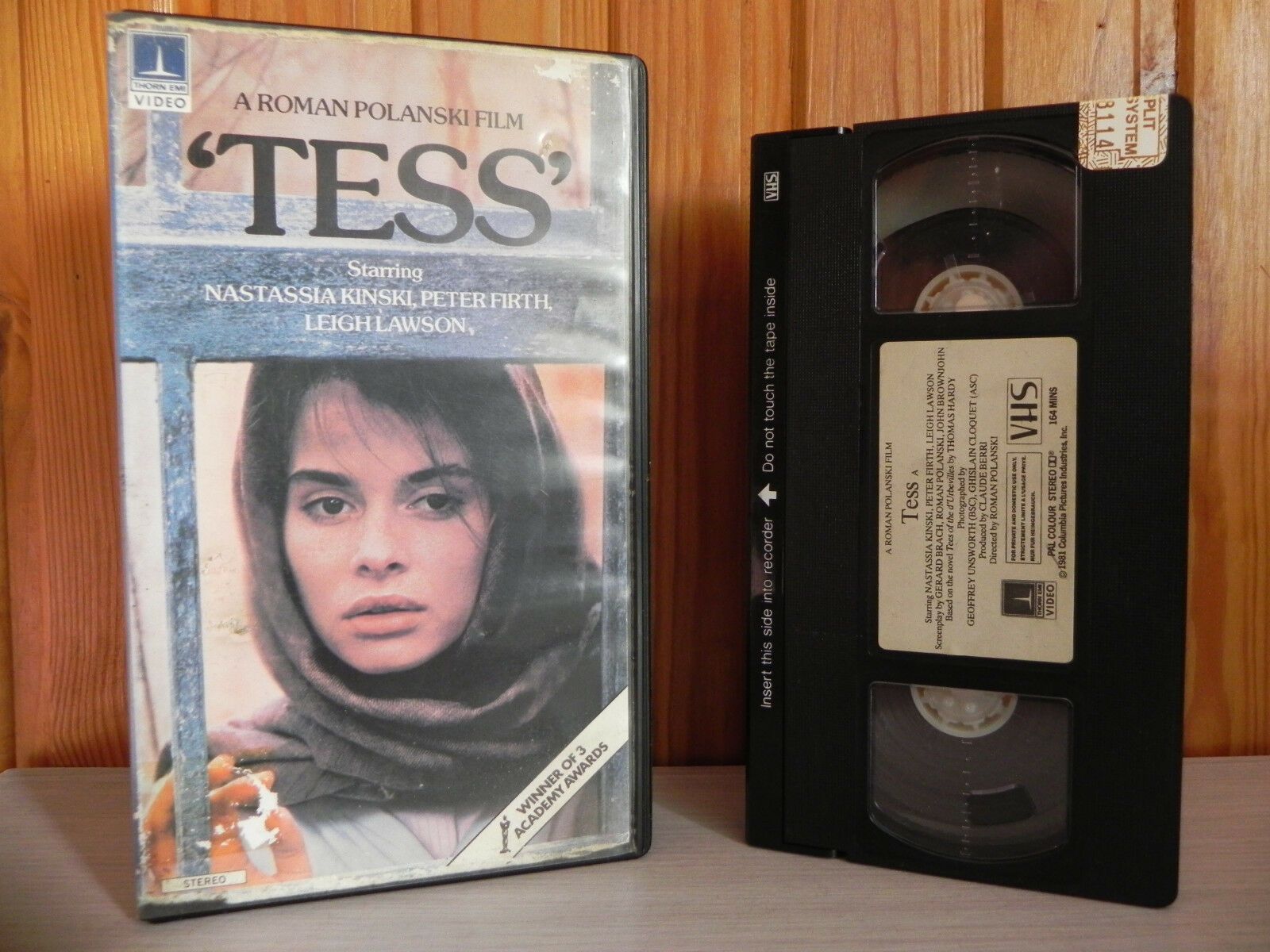 Tess - Roman Polanski - Nastassia Kinski - Thorn Emi Video - Pre-Cert - Pal VHS-