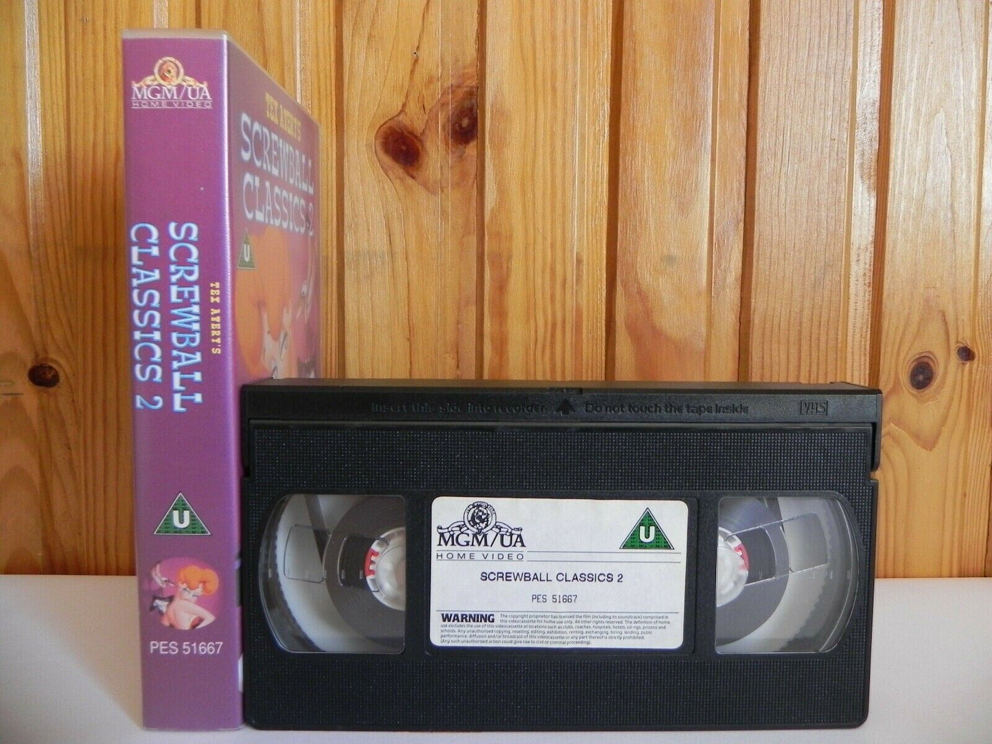 Tex Avery's Screwball Classics 2 - MGM/UA - Golden Age Of Animation - Kids - VHS-