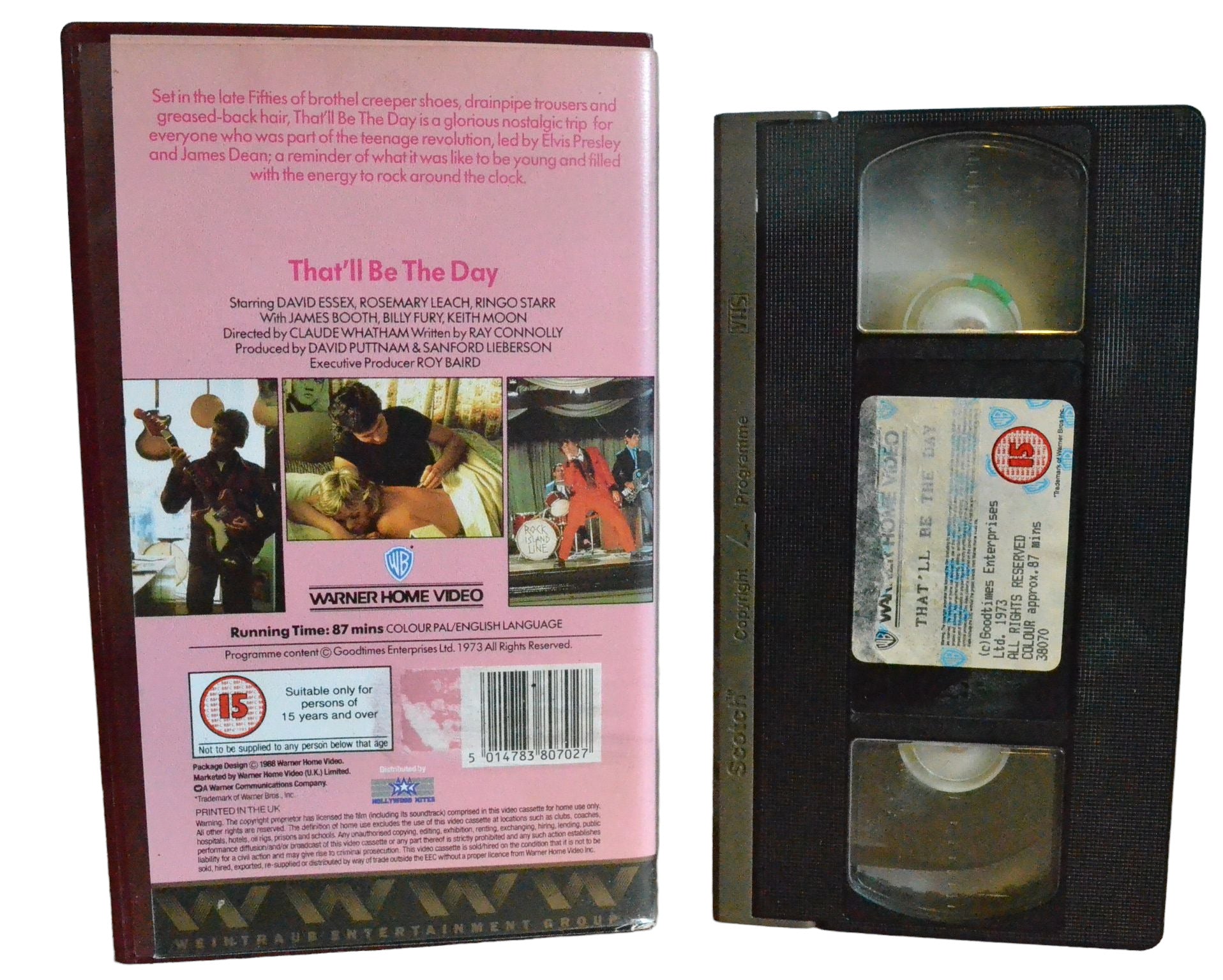 That'll Be The Day - David Essex - Warner Home Video - PES38070 - Drama - Pal - VHS-