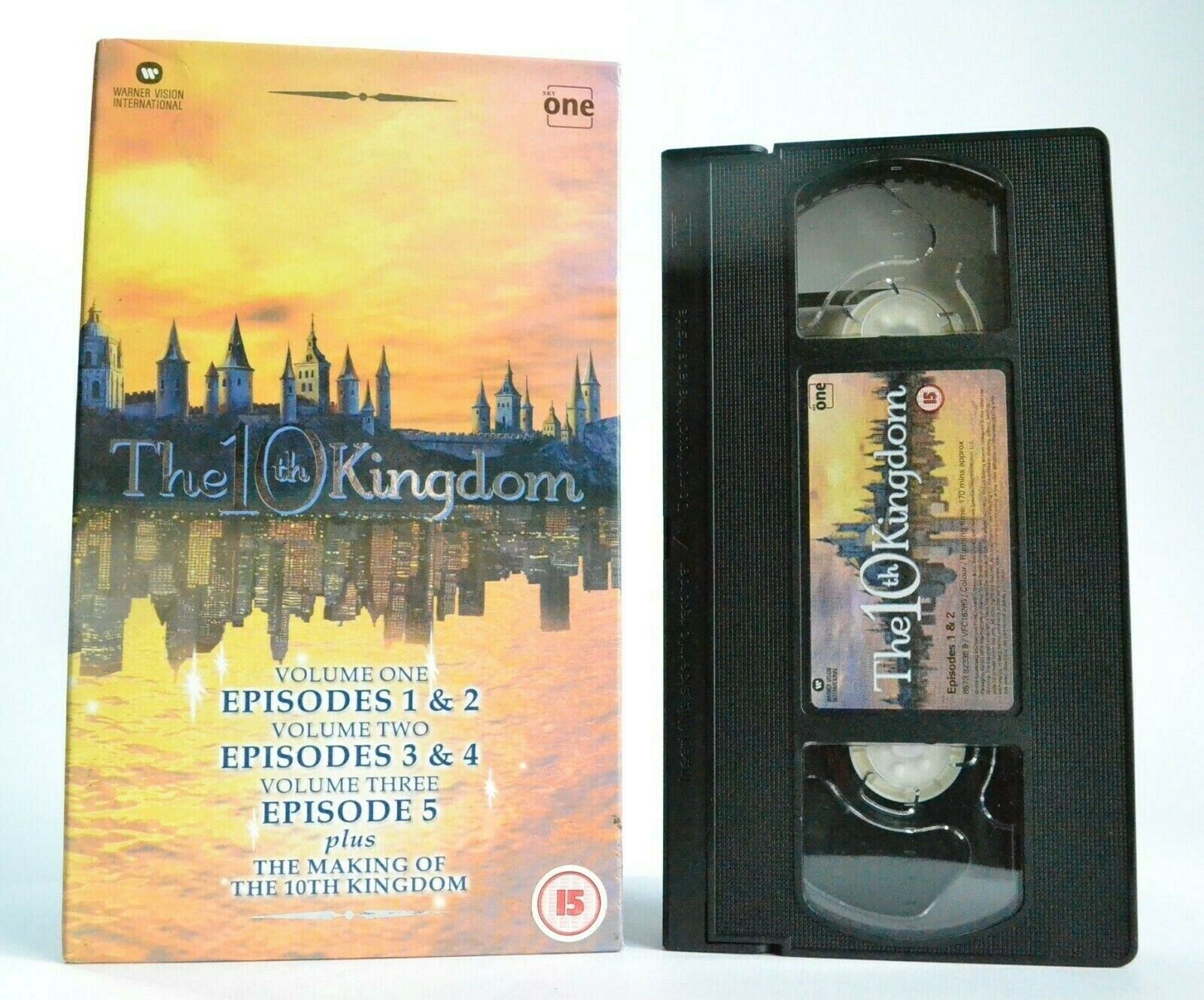 The 10th Kingdom: Episodes 1-5 - Modern Fantasy Series - Rutger Hauer - Pal VHS-