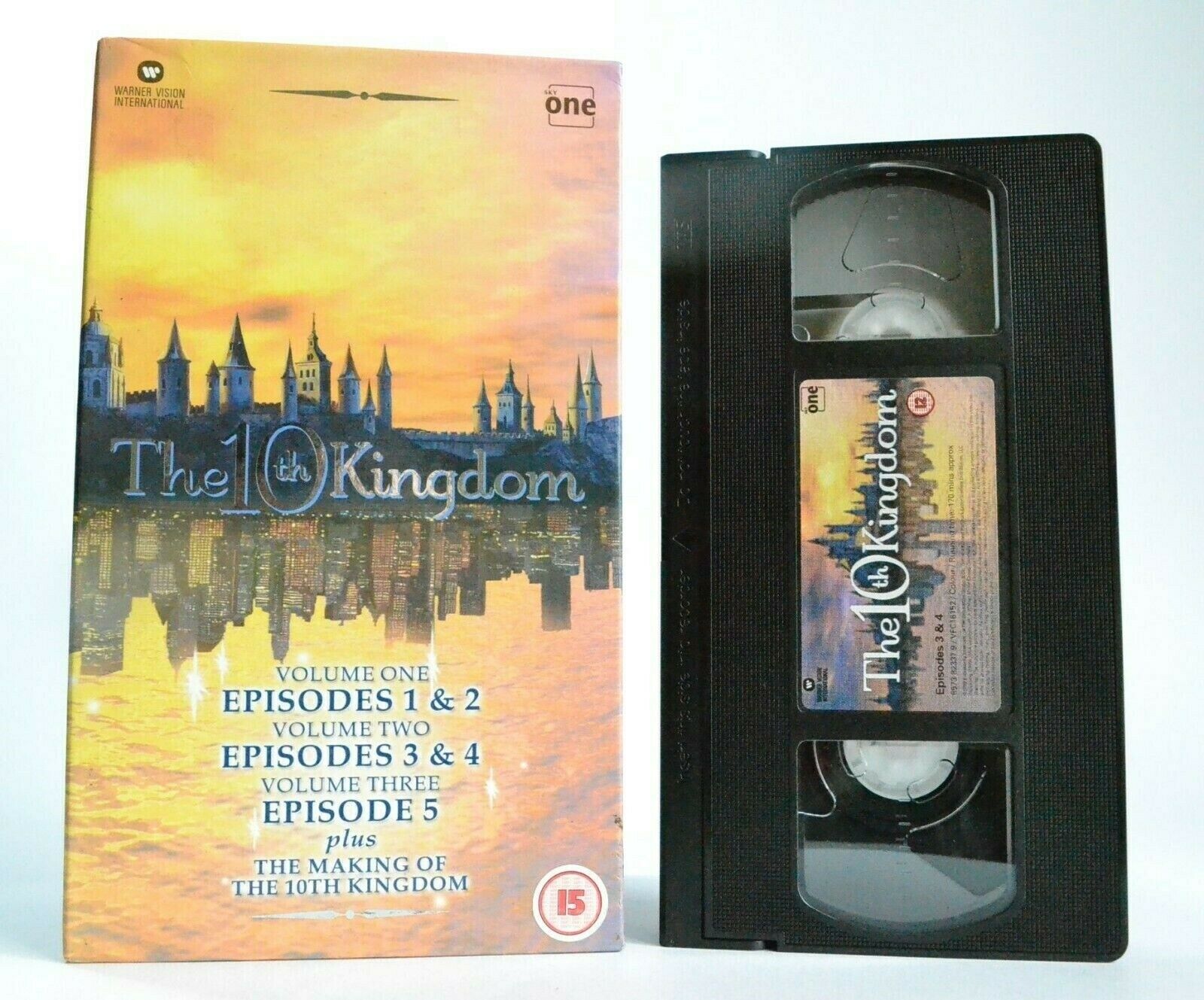 The 10th Kingdom: Episodes 1-5 - Modern Fantasy Series - Rutger Hauer - Pal VHS-