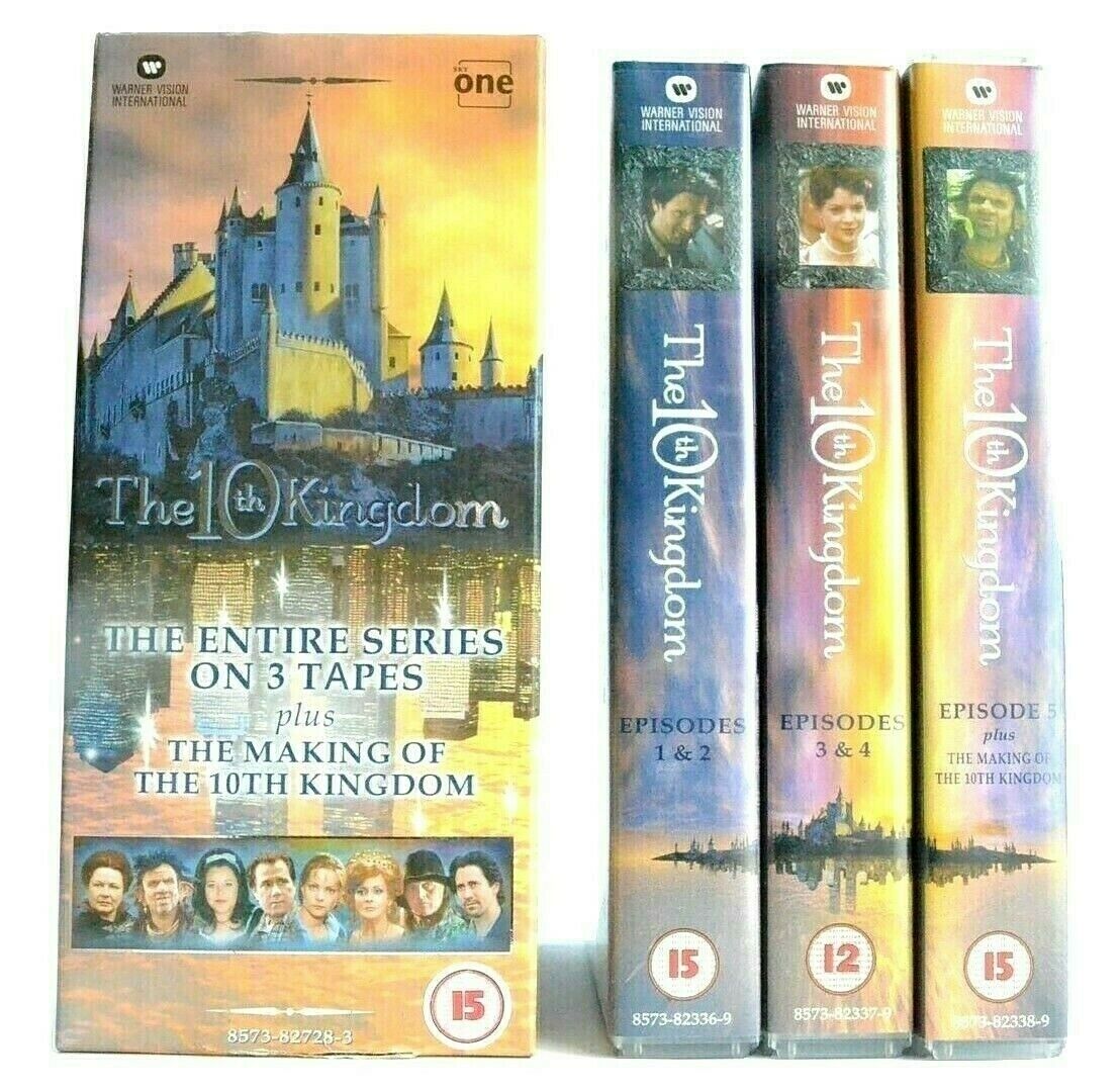 The 10th Kingdom: Episodes 1-5 - Modern Fantasy Series - Rutger Hauer - Pal VHS-