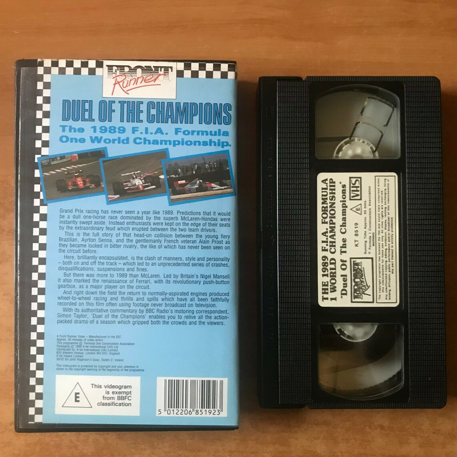 The 1989 F.I.A.: Formula 1 World Championship [Simon Taylor] Nigel Mansell - VHS-