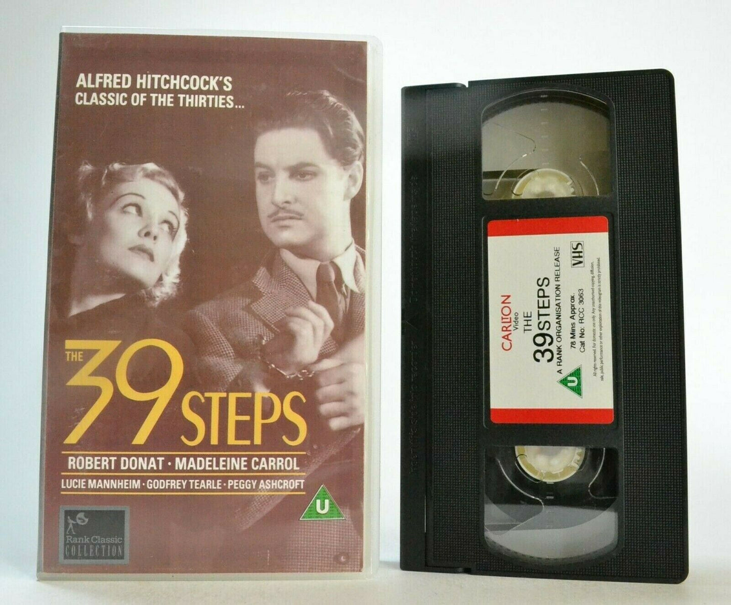 The 39 Steps (1935): Alfred Hitchcock - Thriller - Rank Collection - Pal VHS-