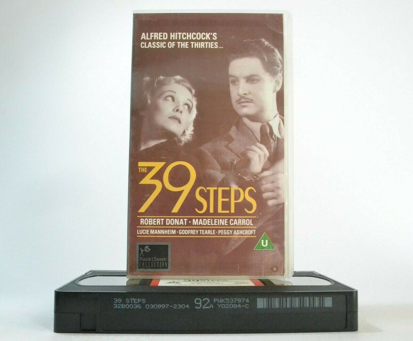 The 39 Steps (1935): Alfred Hitchcock - Thriller - Rank Collection - Pal VHS-