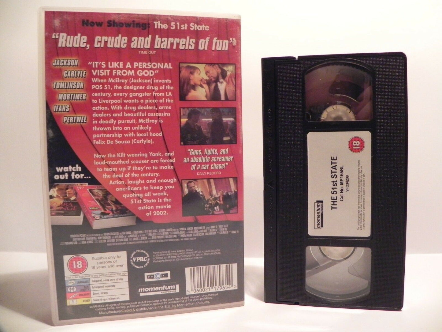 The 51st State: Large Box Crime Action - Placebo Exctacy Mentalism (2001) VHS-