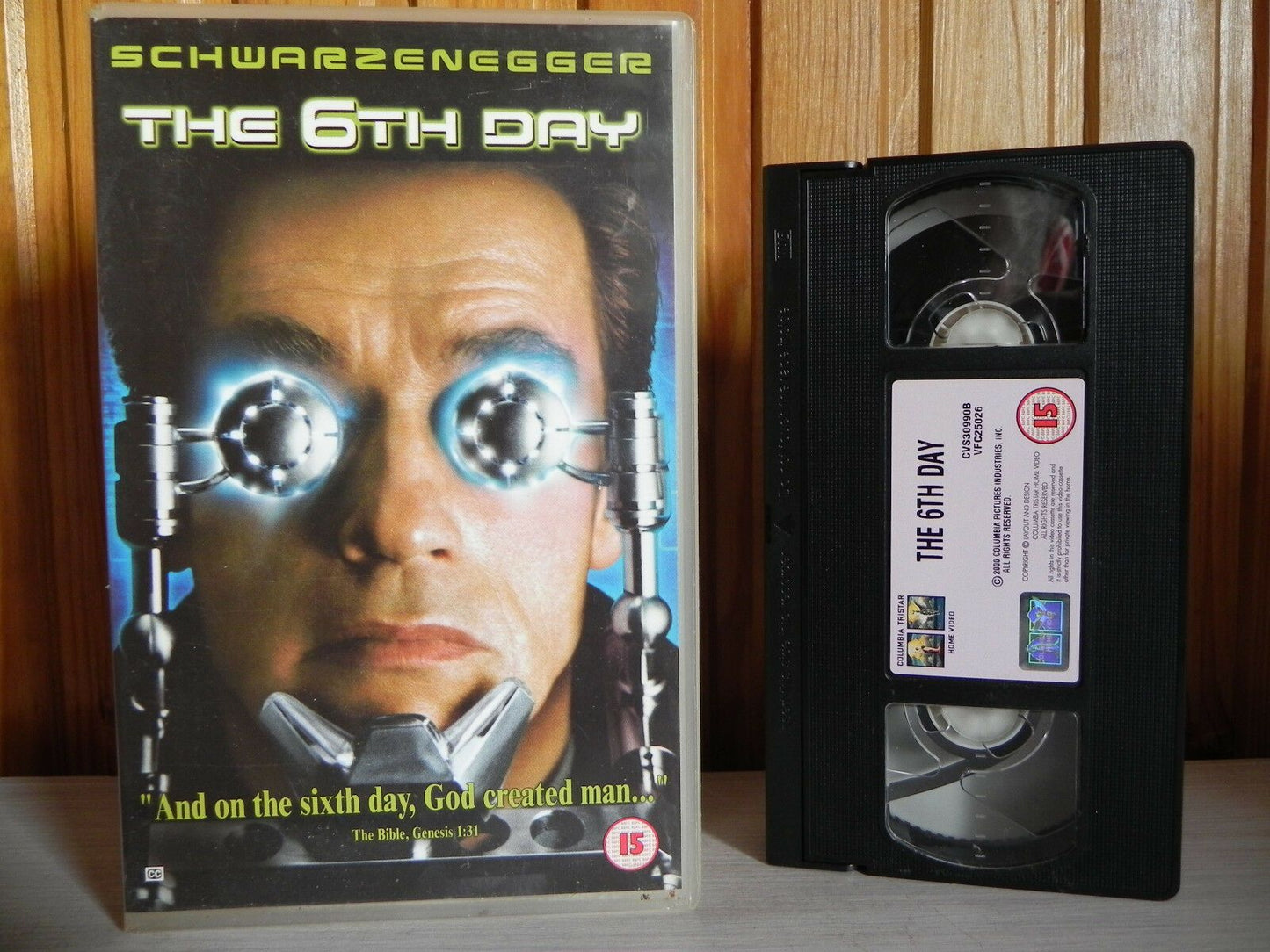 The 6th Day: Large Box Action - Sci-Fi - Arnold Schwarzenegger Movie - Pal VHS-