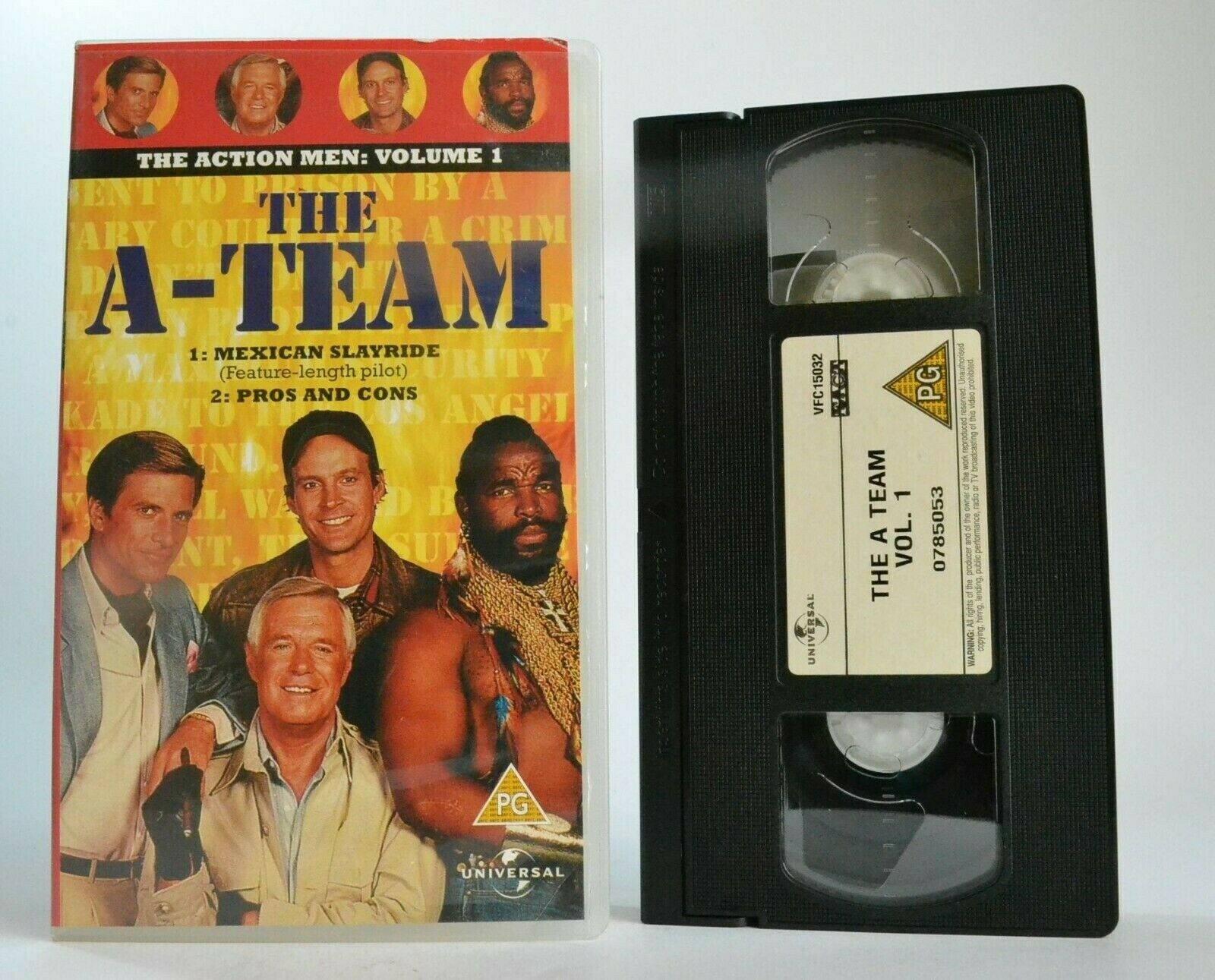 The A-Team (1983): Mexican Slayride [Action TV Series] George Peppard - Pal VHS-