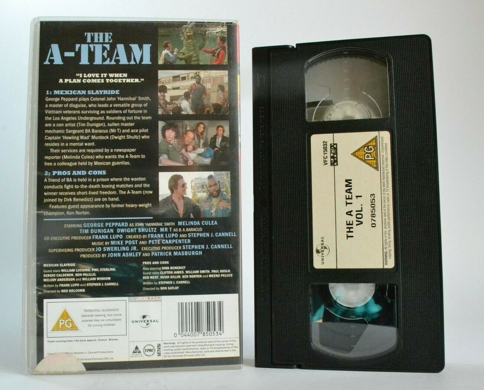 The A-Team (1983): Mexican Slayride [Action TV Series] George Peppard - Pal VHS-