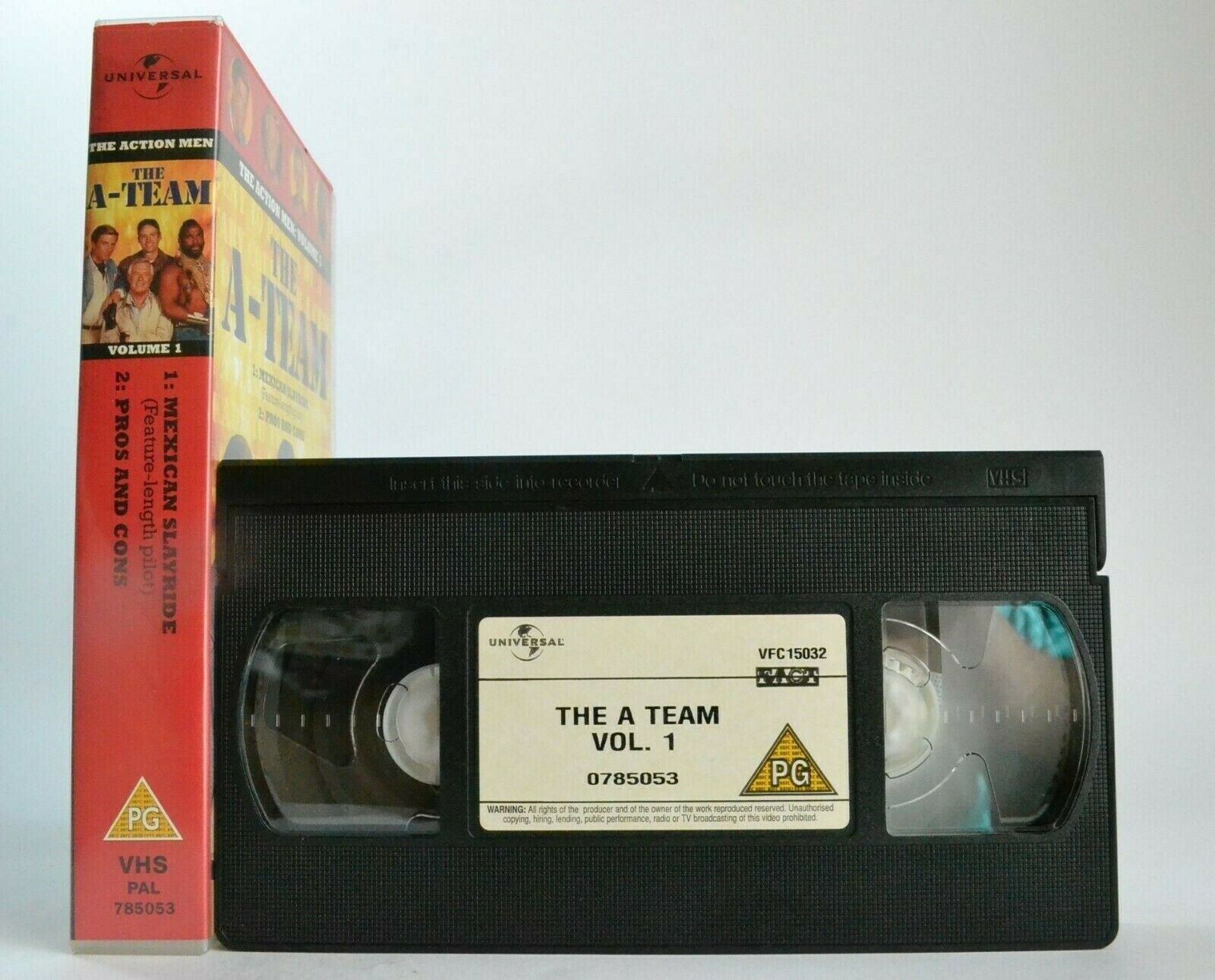 The A-Team (1983): Mexican Slayride [Action TV Series] George Peppard - Pal VHS-