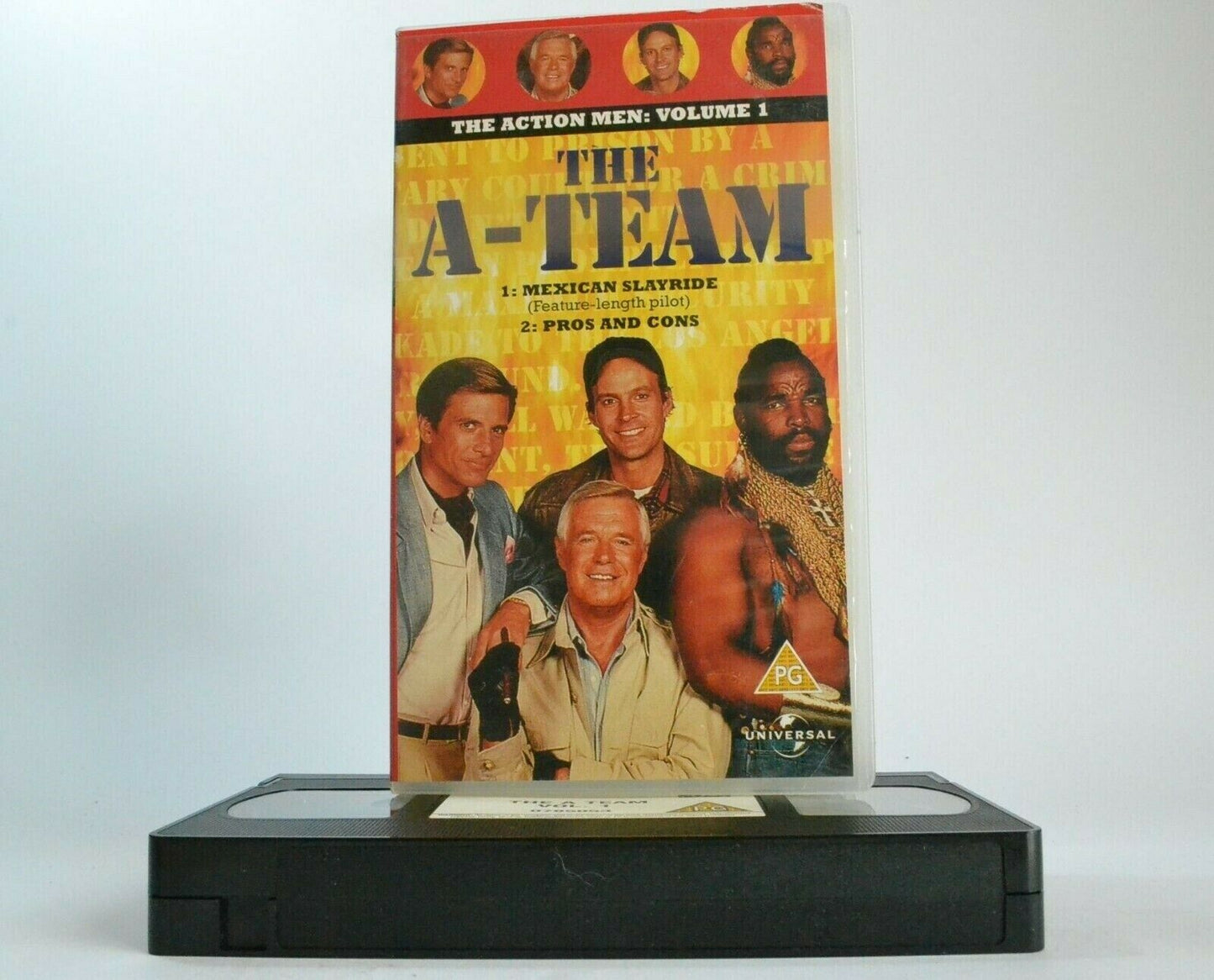 The A-Team (1983): Mexican Slayride [Action TV Series] George Peppard - Pal VHS-