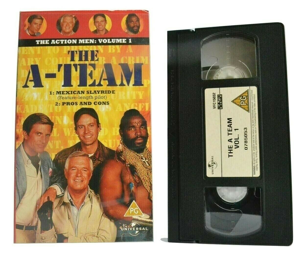 The A-Team (1983): Mexican Slayride [Action TV Series] George Peppard - Pal VHS-