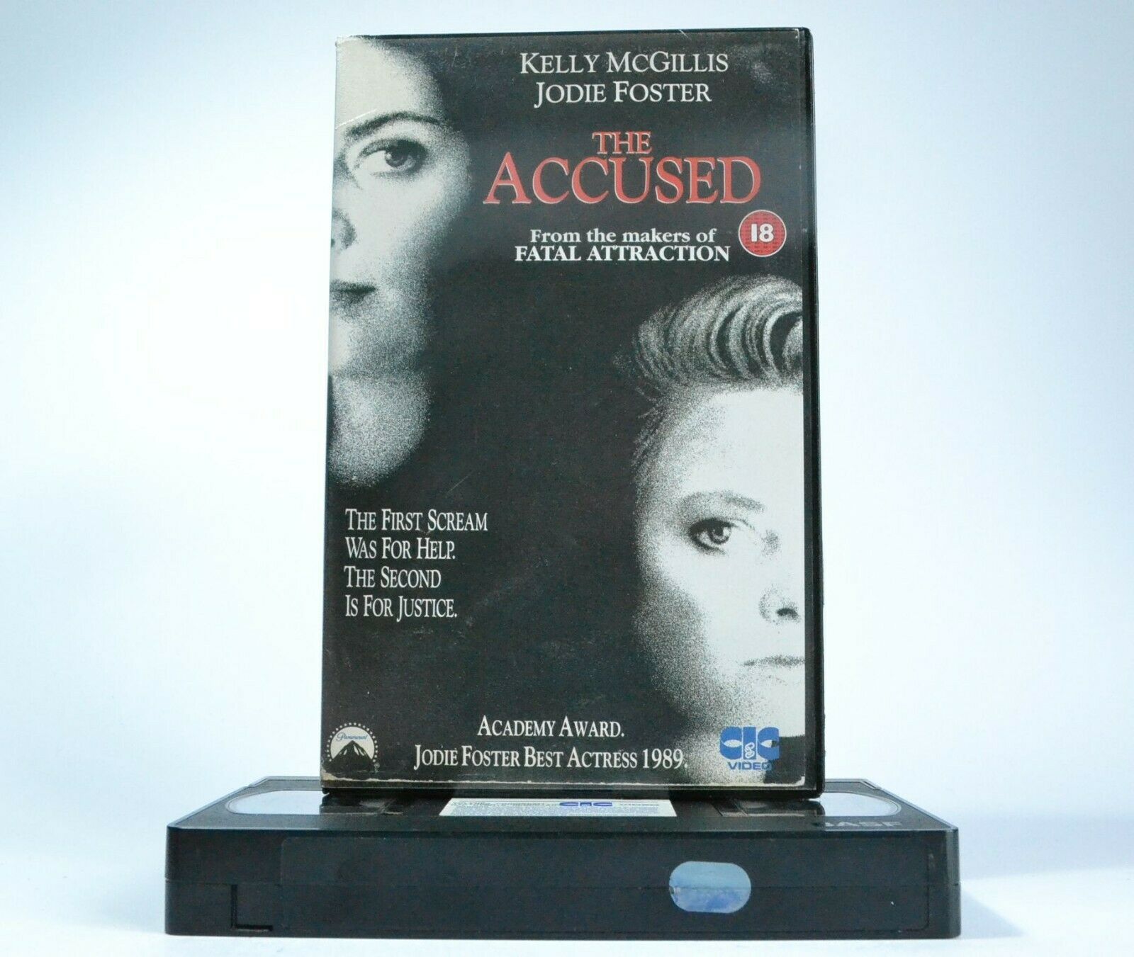 The Accused - Court Thriller - Large Box - Kelly McGillis/Jodie Foster - Pal VHS-