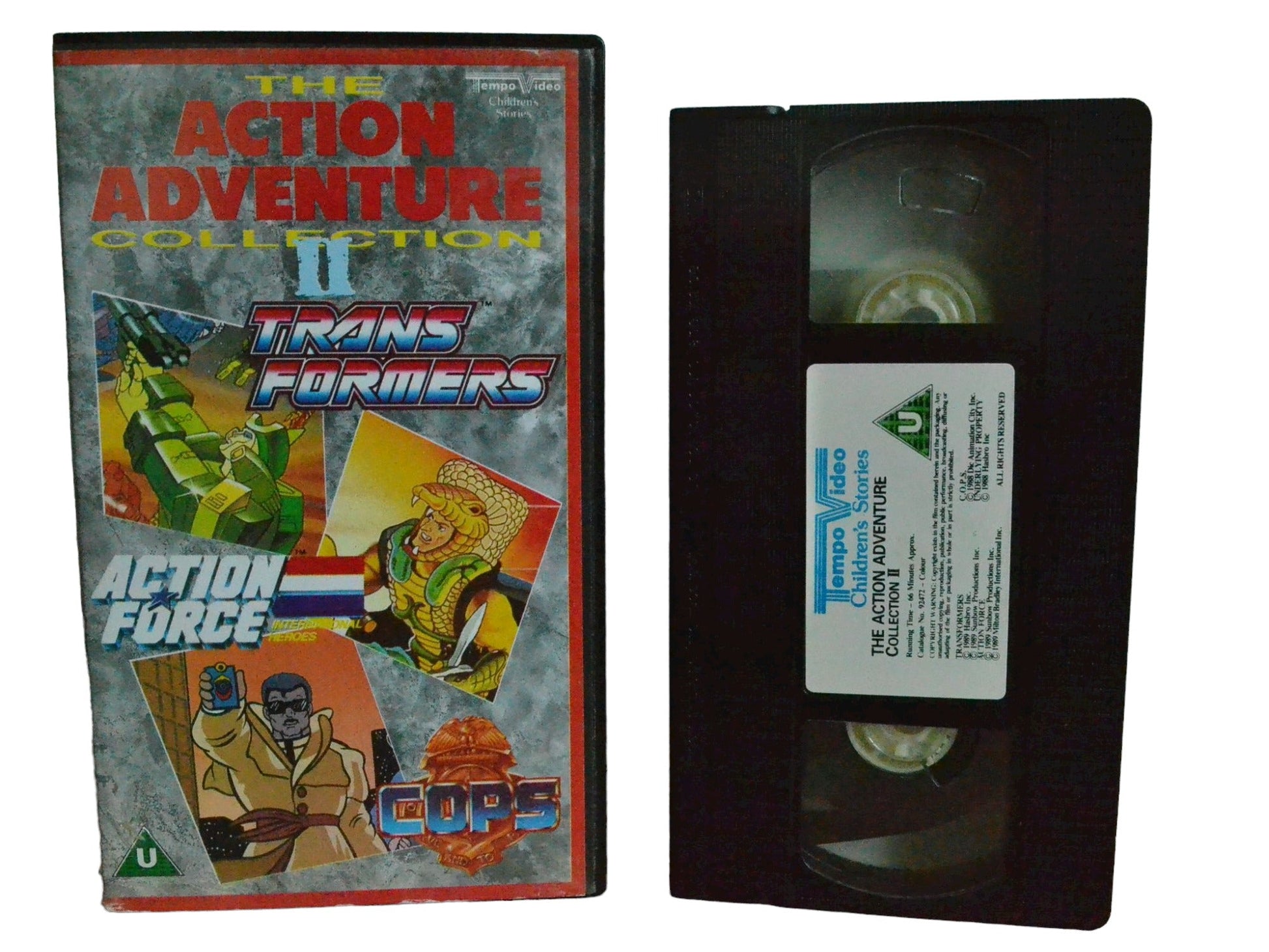 The Action Adventure Collection -2 - Andy Lau - Tempo Video - Childrens - PAL - VHS-