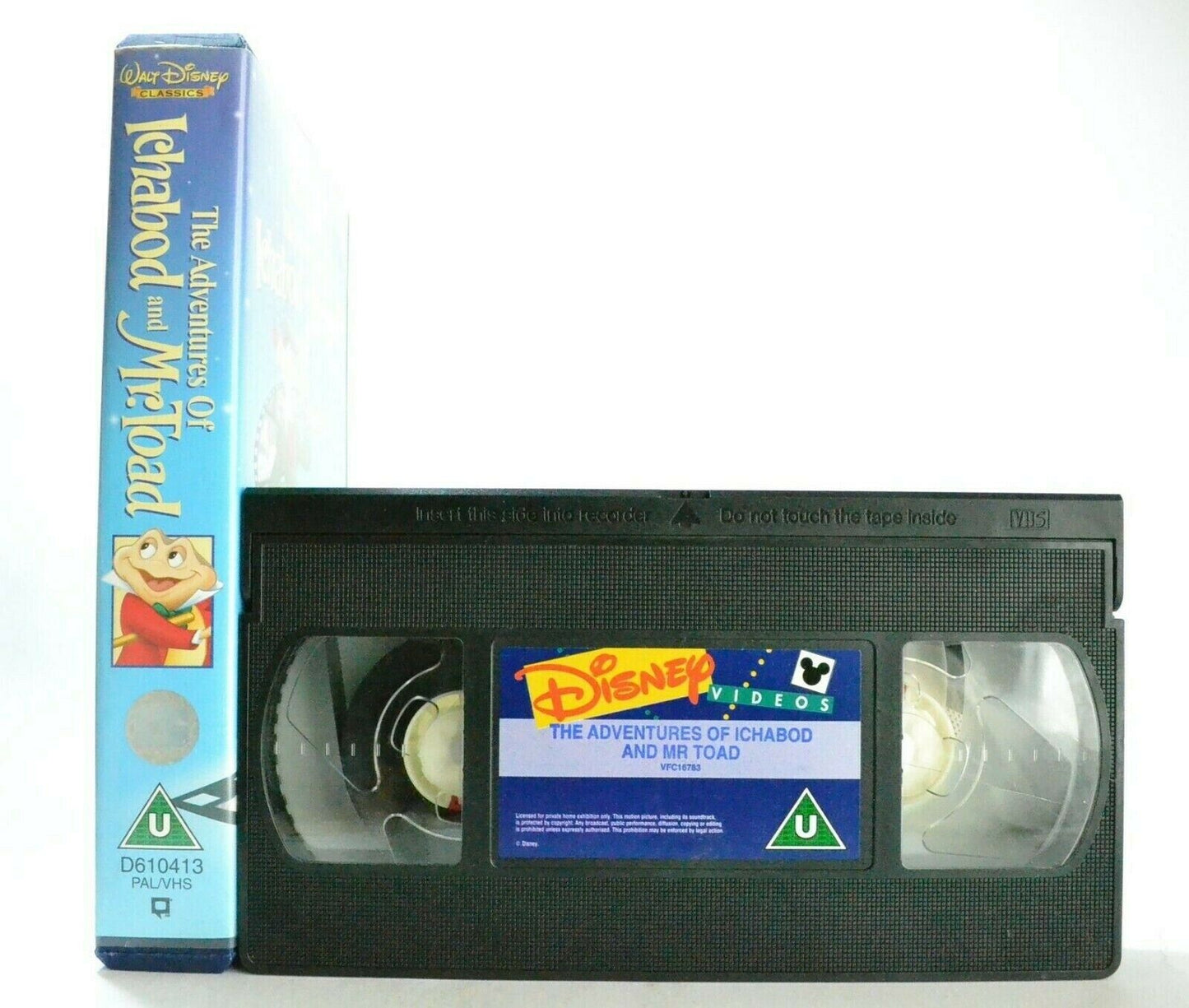 The Adventures Of Ichabod And Mr.Toad - Walt Disney Classic - Children's - VHS-