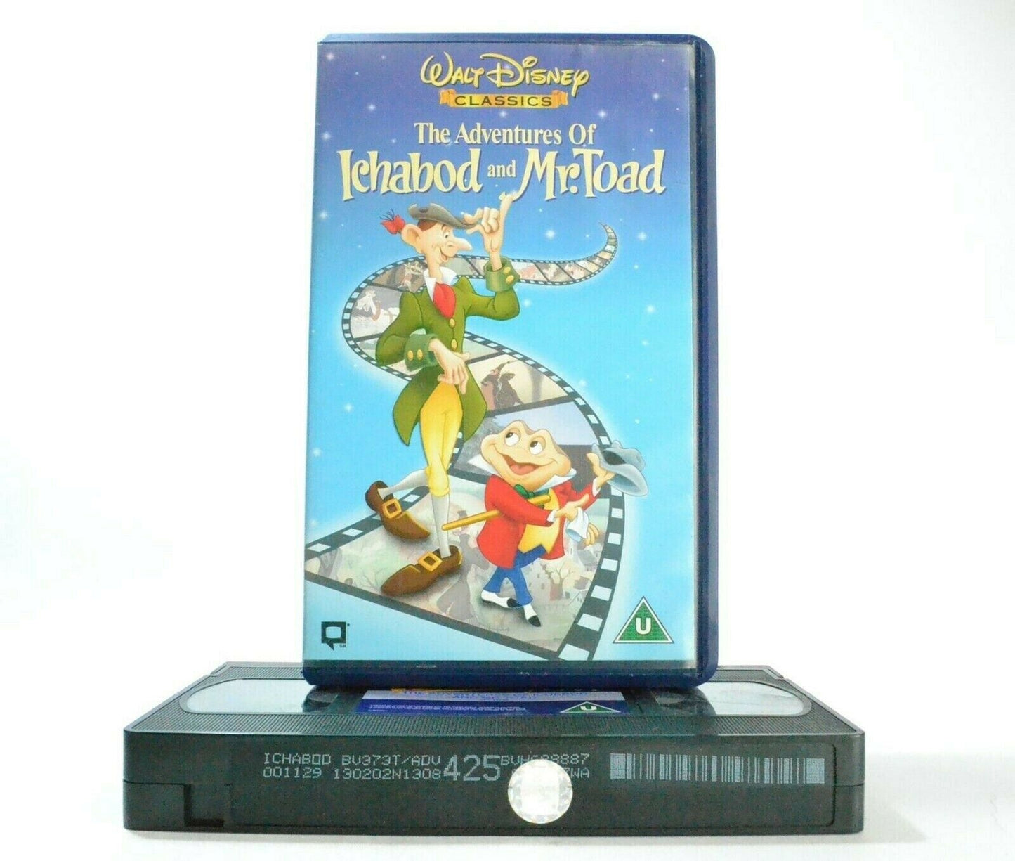 The Adventures Of Ichabod And Mr.Toad - Walt Disney Classic - Children's - VHS-