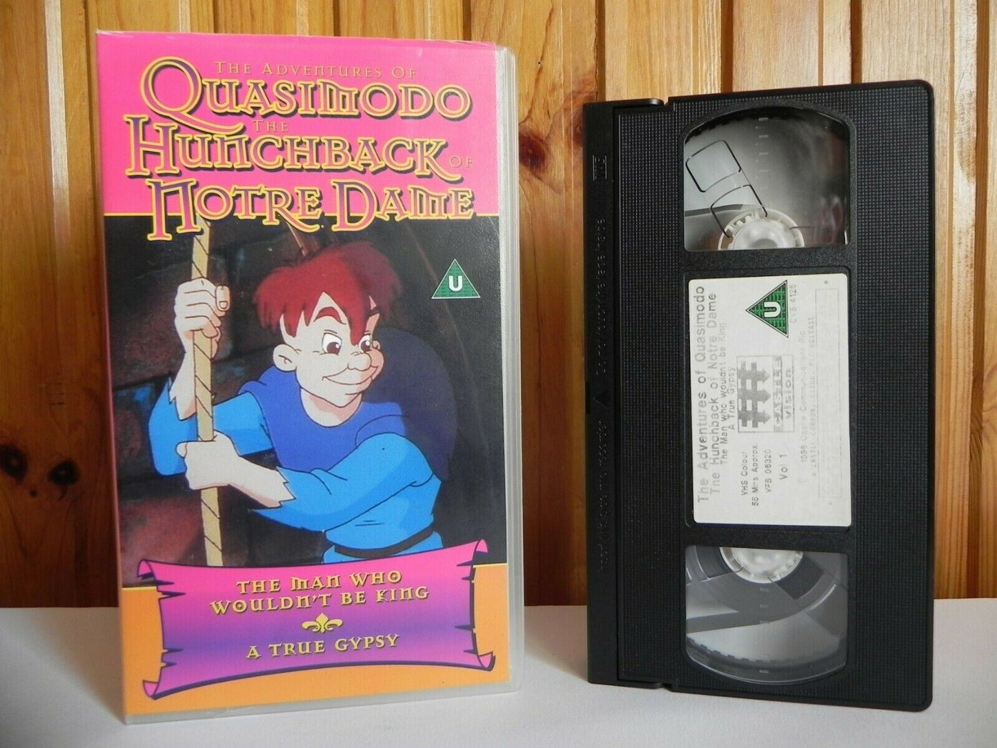 The Adventures Of Quasimodo The Hunchback Of Notre Dame - Animated - Kids - VHS-