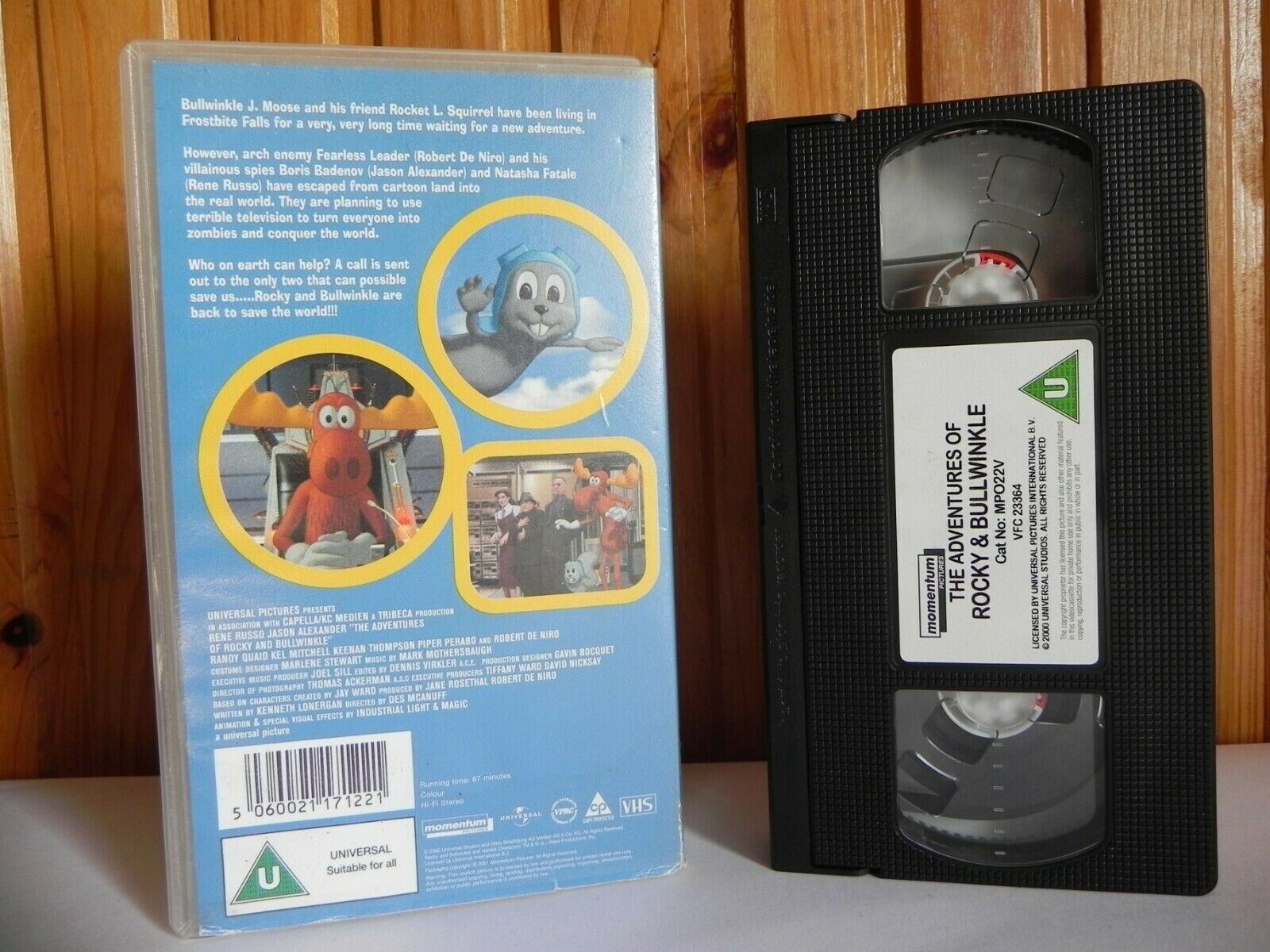 The Adventures Of Rocky And Bullwikle - Universal - Comedy - Animated - Pal VHS-