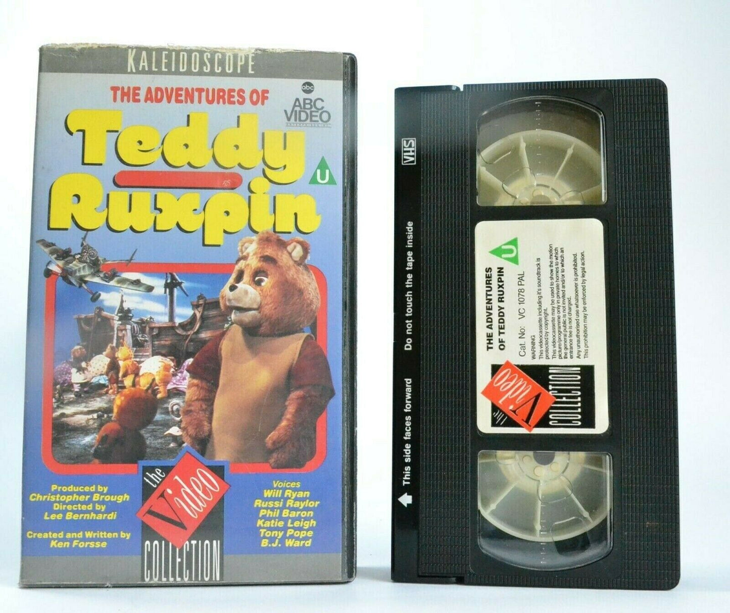 The Adventures Of Teddy Ruxpin (ABC Video) - Ken Forsse - Children's - Pal VHS-