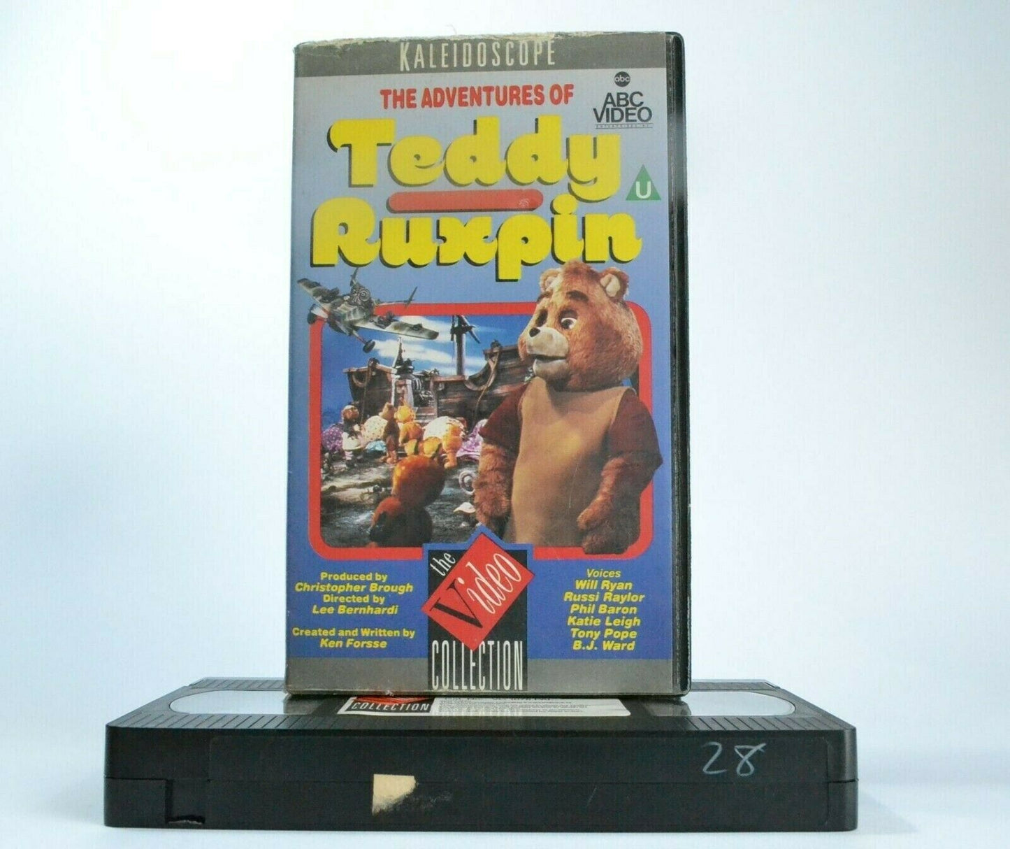 The Adventures Of Teddy Ruxpin (ABC Video) - Ken Forsse - Children's - Pal VHS-