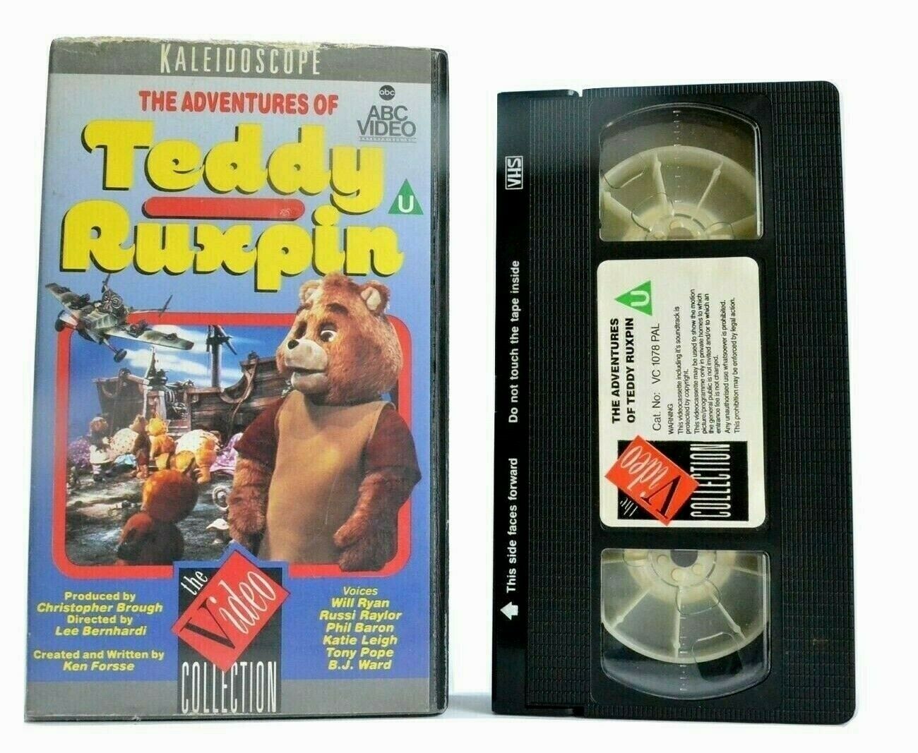 The Adventures Of Teddy Ruxpin (ABC Video) - Ken Forsse - Children's - Pal VHS-